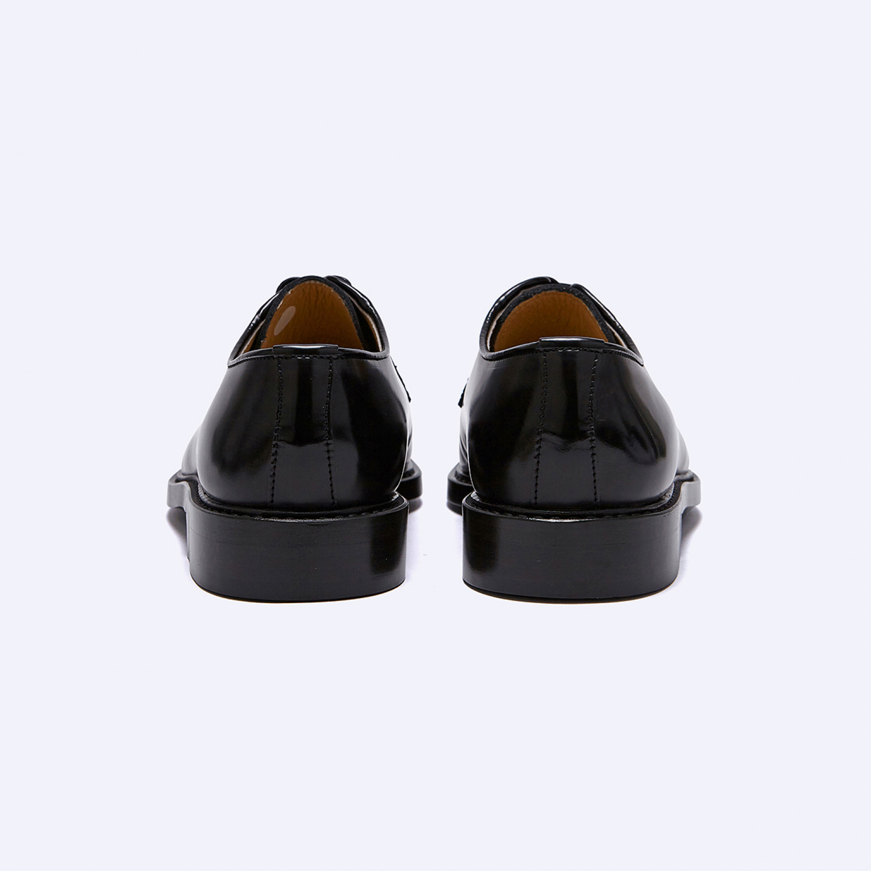 남성용 소가죽 더비슈즈 HS-711 BLACK