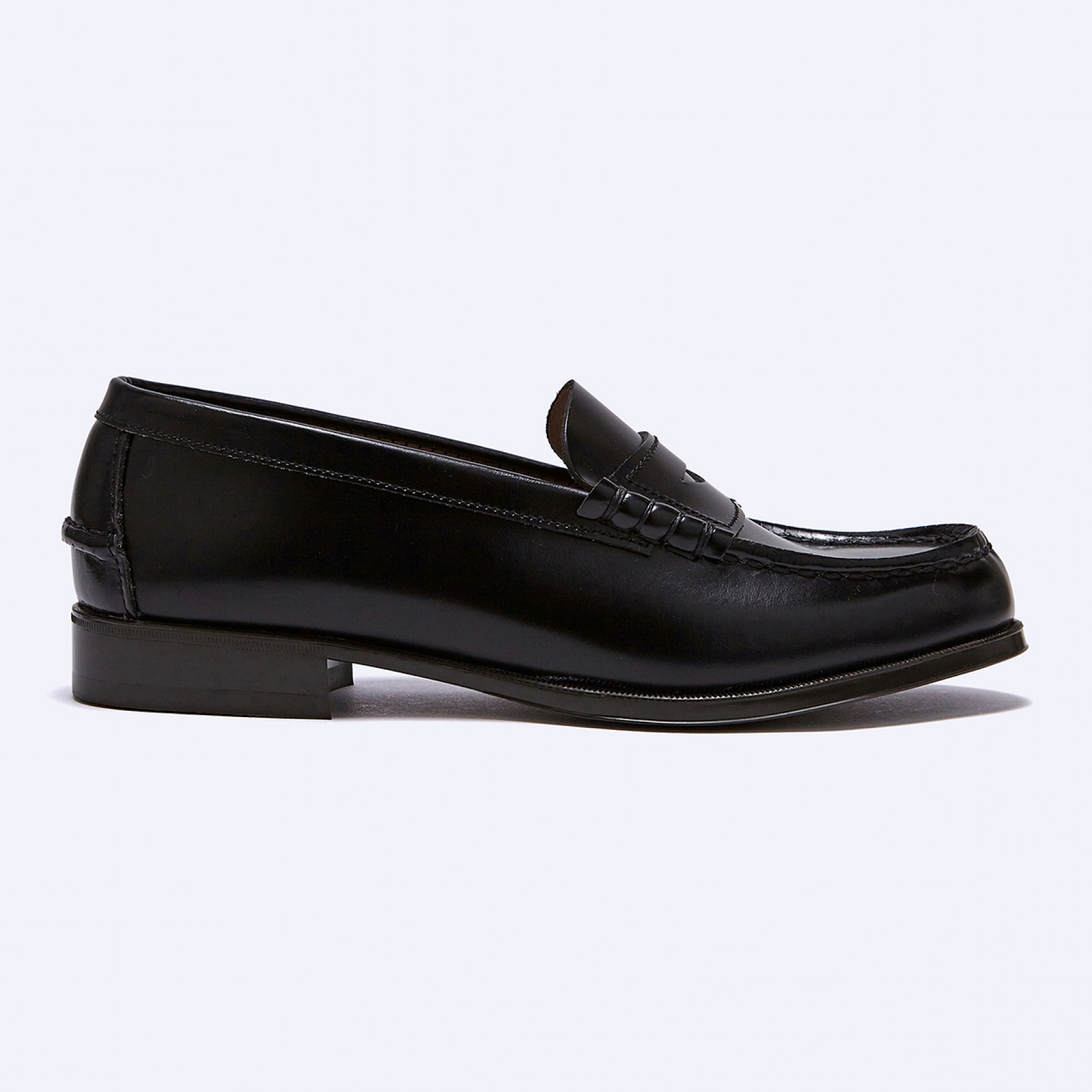 여성용 소가죽 페니로퍼 HS-304 BLACK