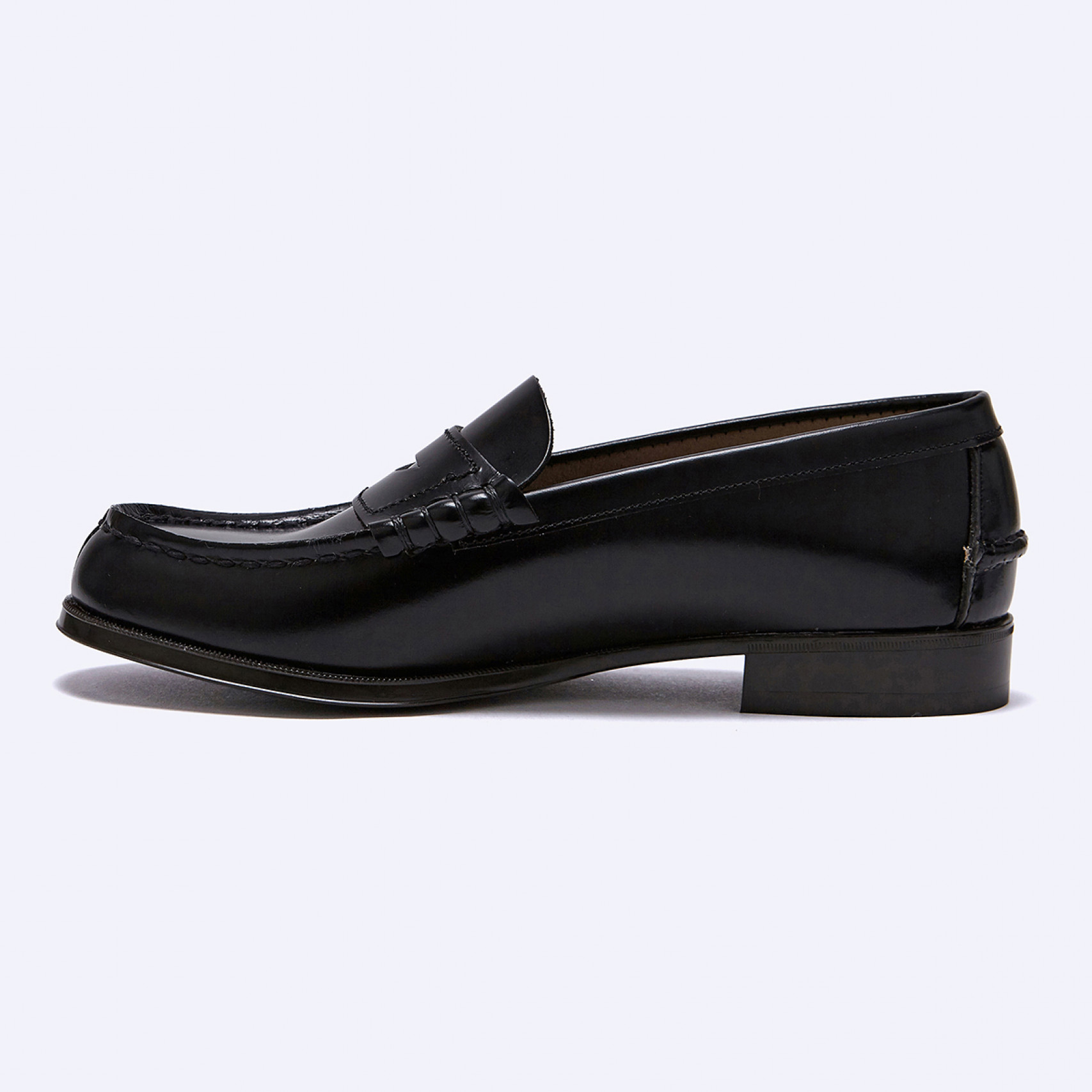 여성용 소가죽 페니로퍼 HS-304 BLACK