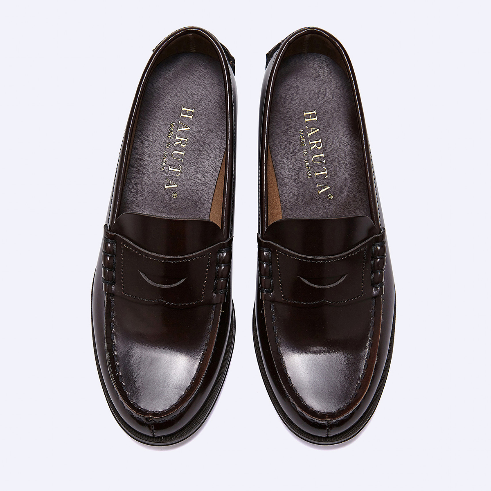 여성용 소가죽 페니로퍼 HS-304 BROWN