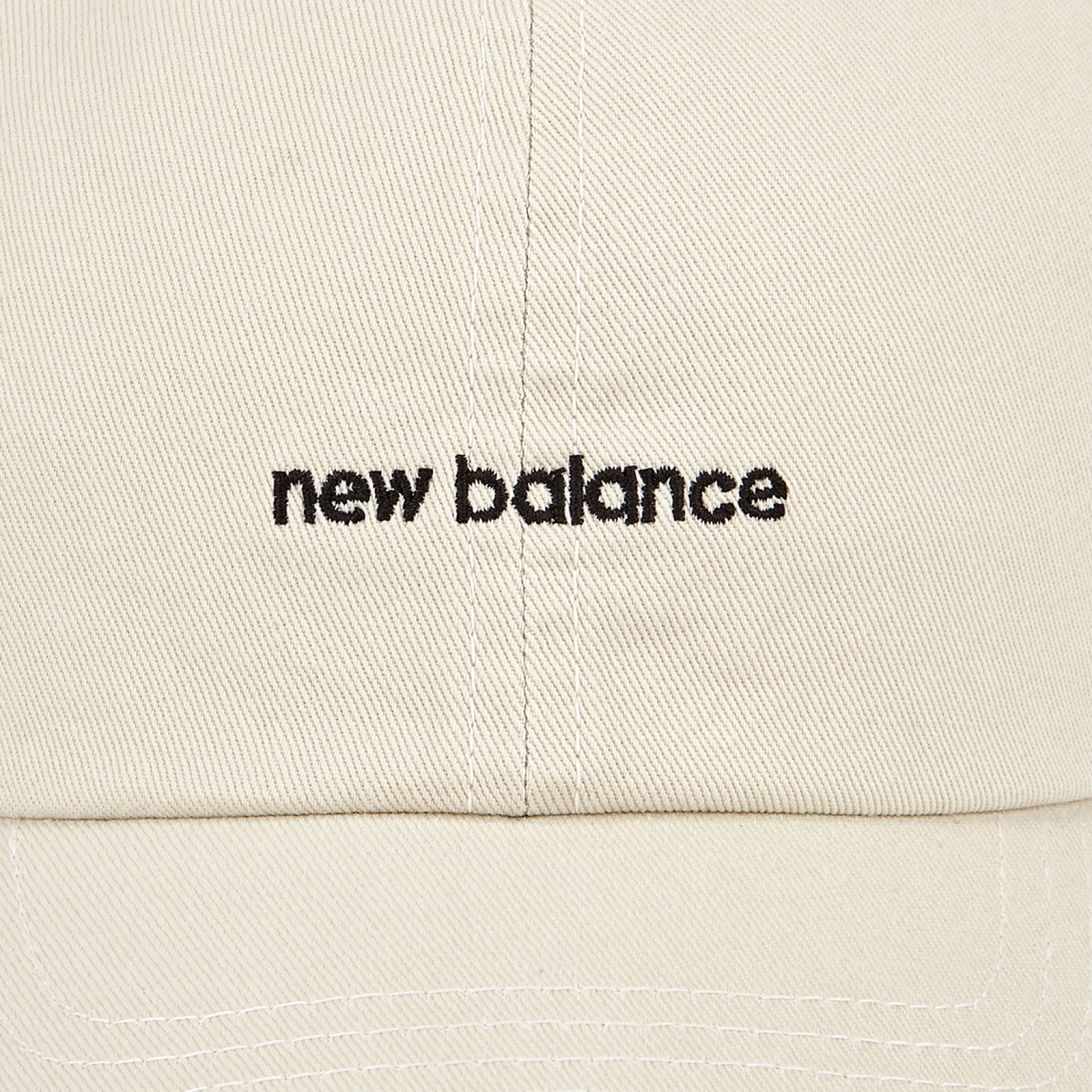 C-64 LETTER LOGO BALLCAP 크림