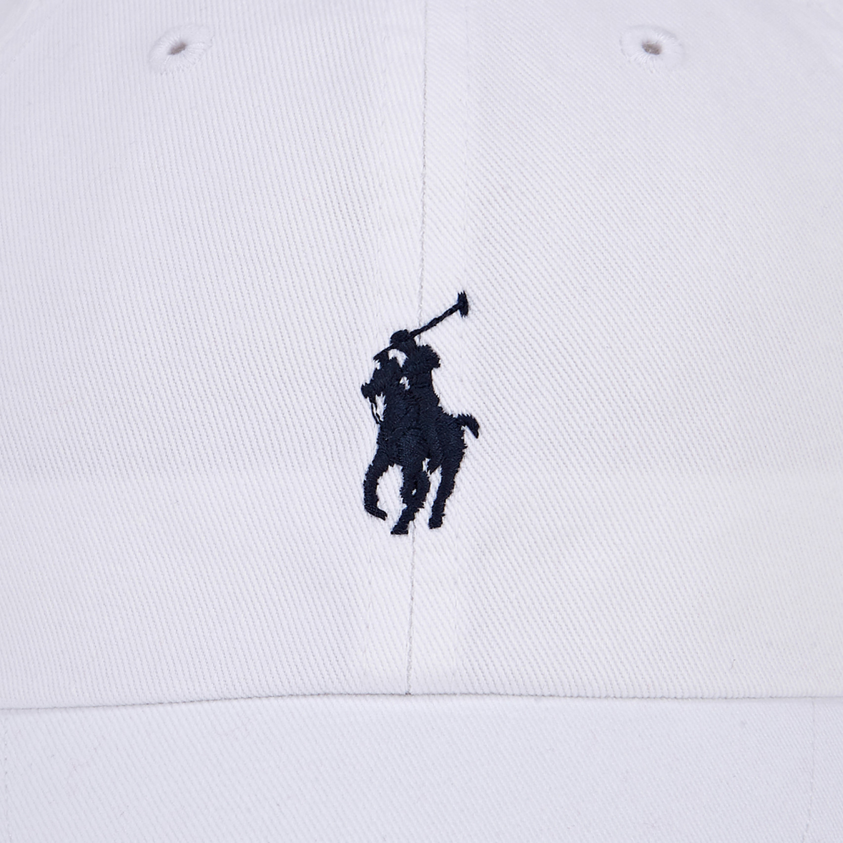 폴로 로고 자수 클래식 베이스볼 캡모자 화이트 / 710548524011
