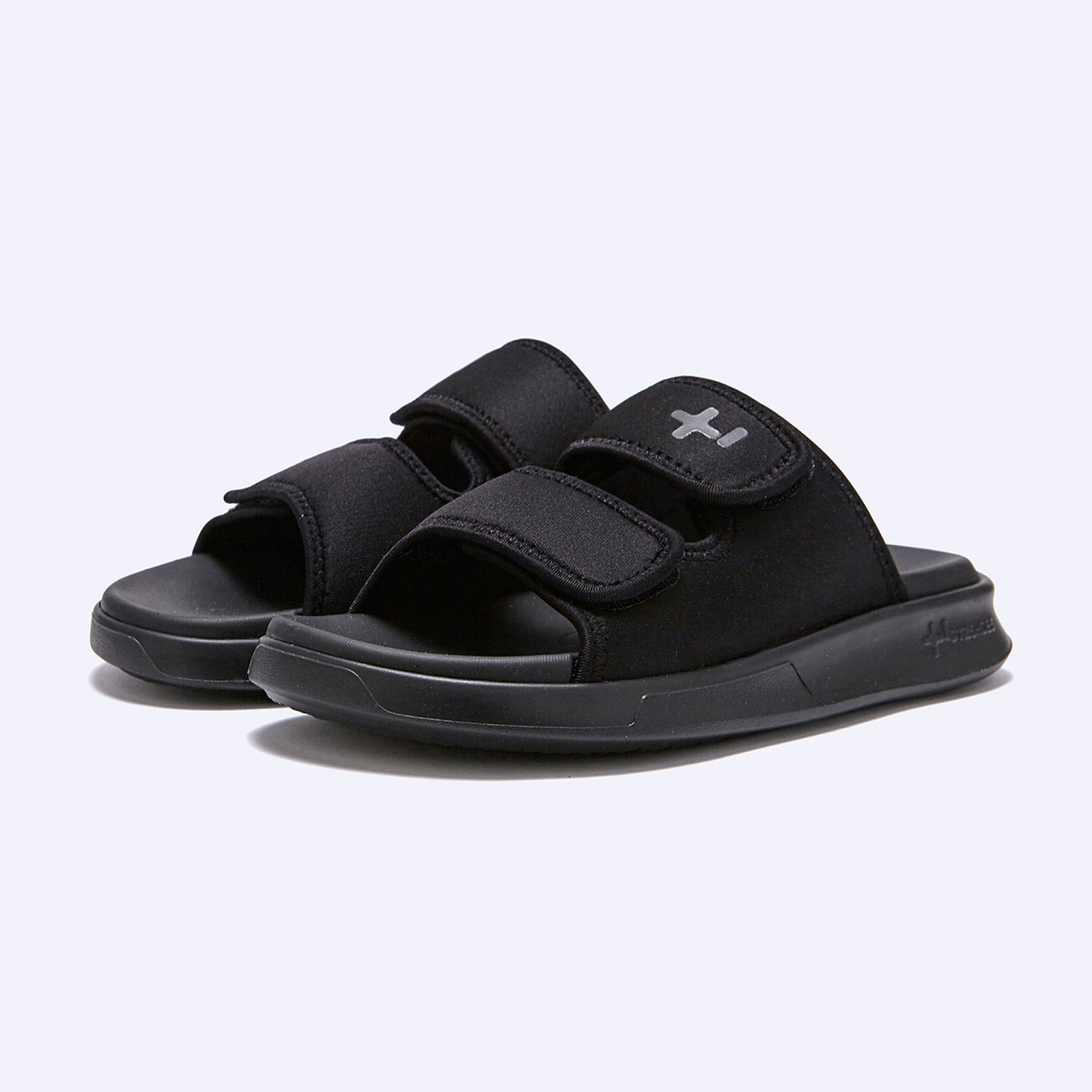 젤리 더블 라인 슬라이드 블랙 / FLOTEA2U01