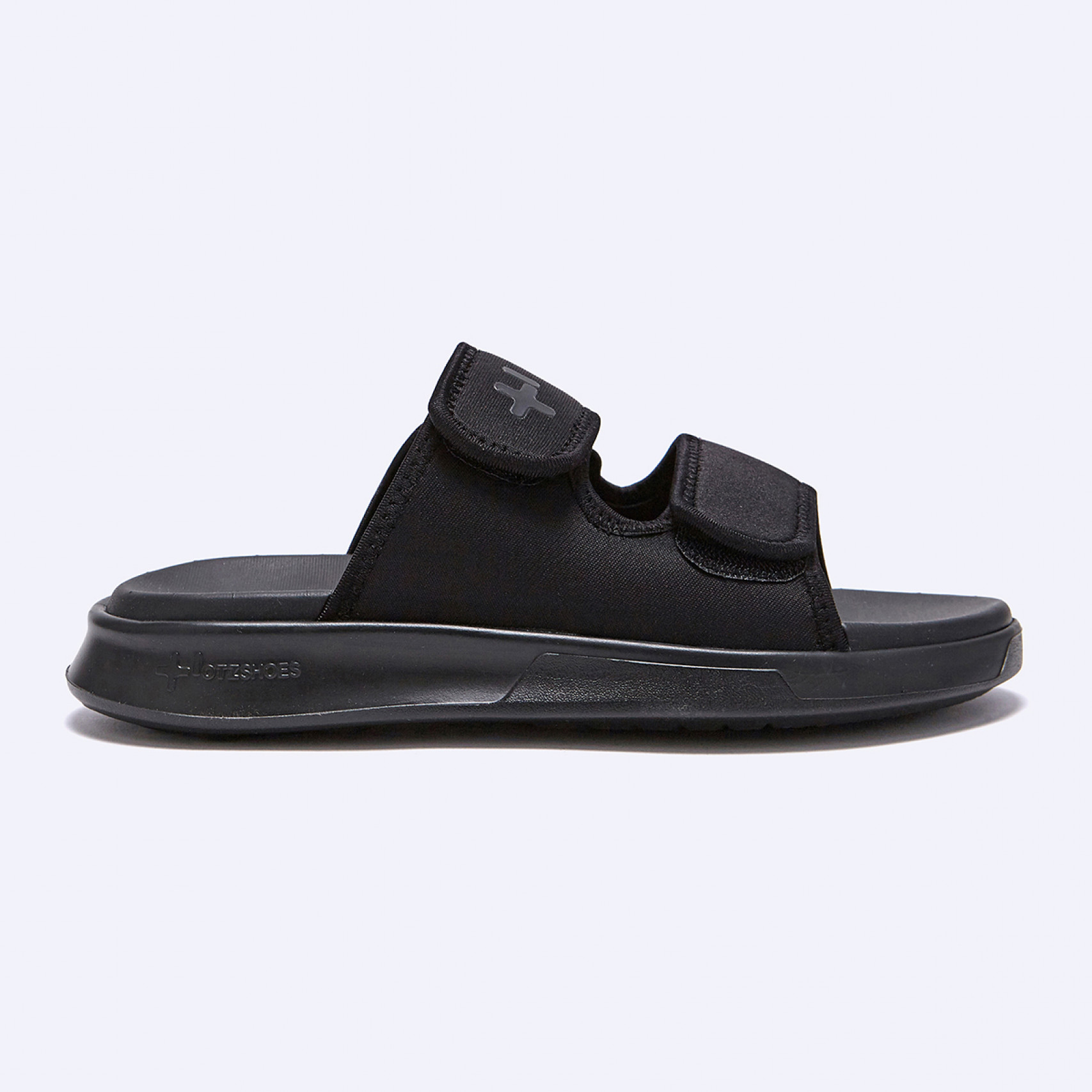 젤리 더블 라인 슬라이드 블랙 / FLOTEA2U01