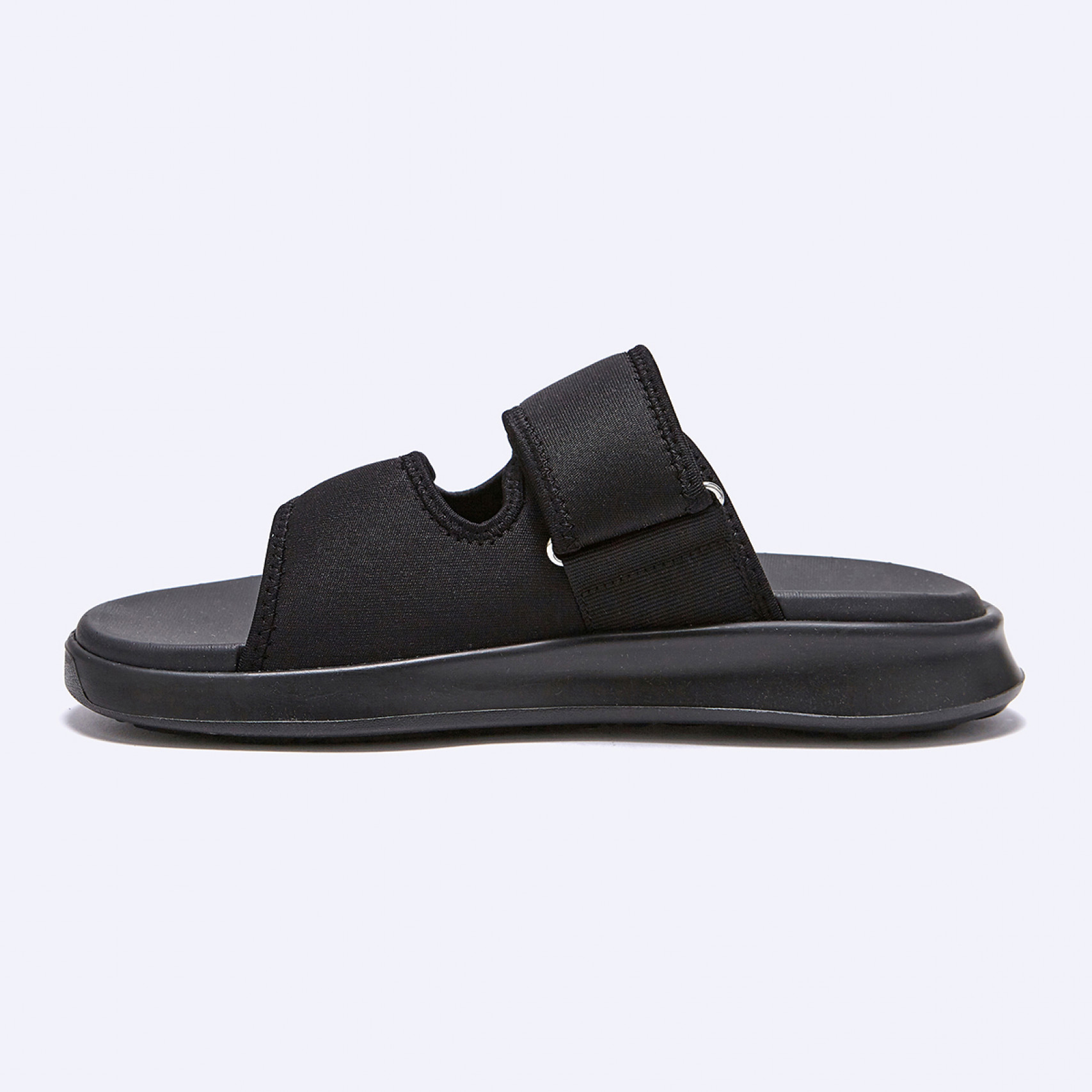 젤리 더블 라인 슬라이드 블랙 / FLOTEA2U01