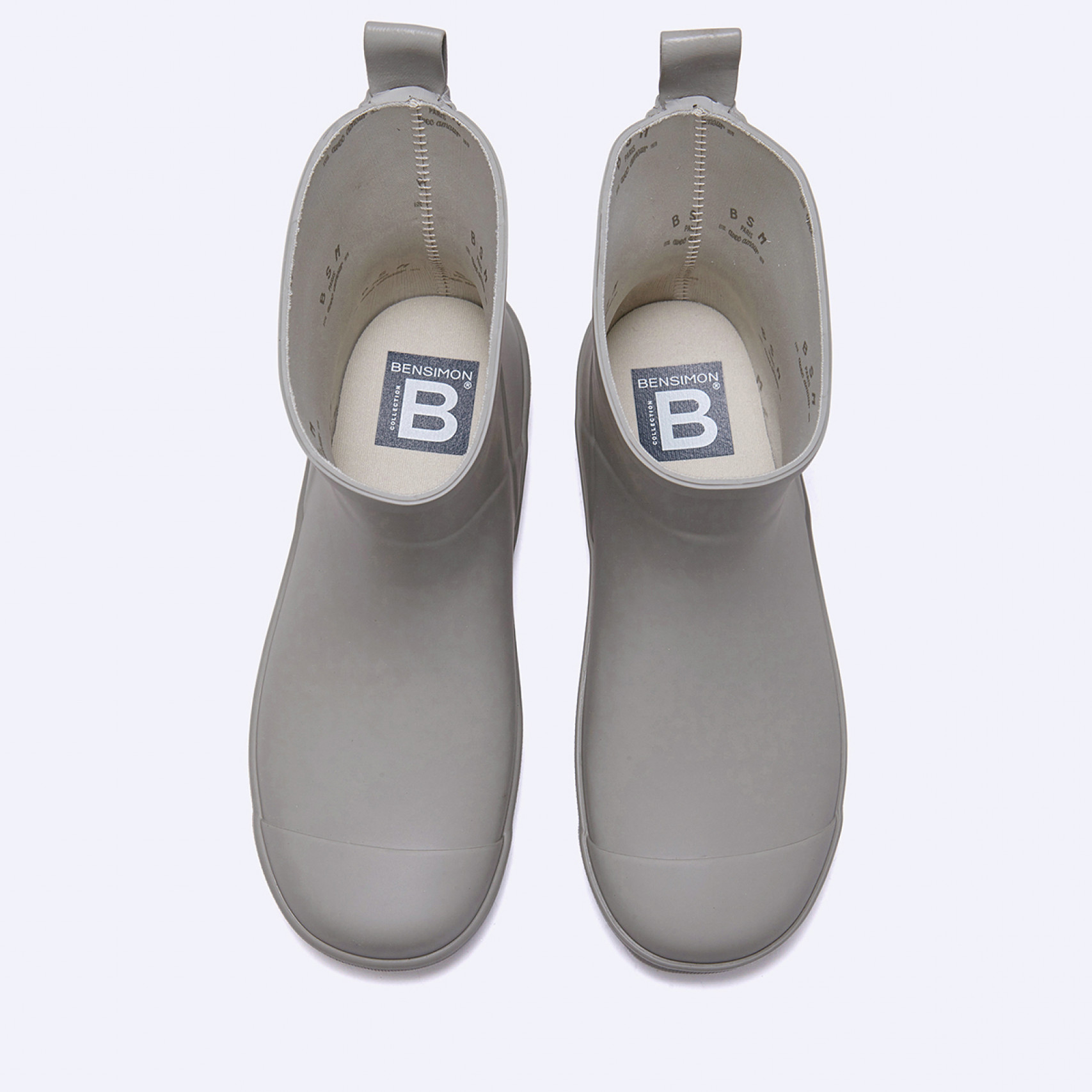 레인 부츠 로우 돌핀 그레이 / BS4SRB101