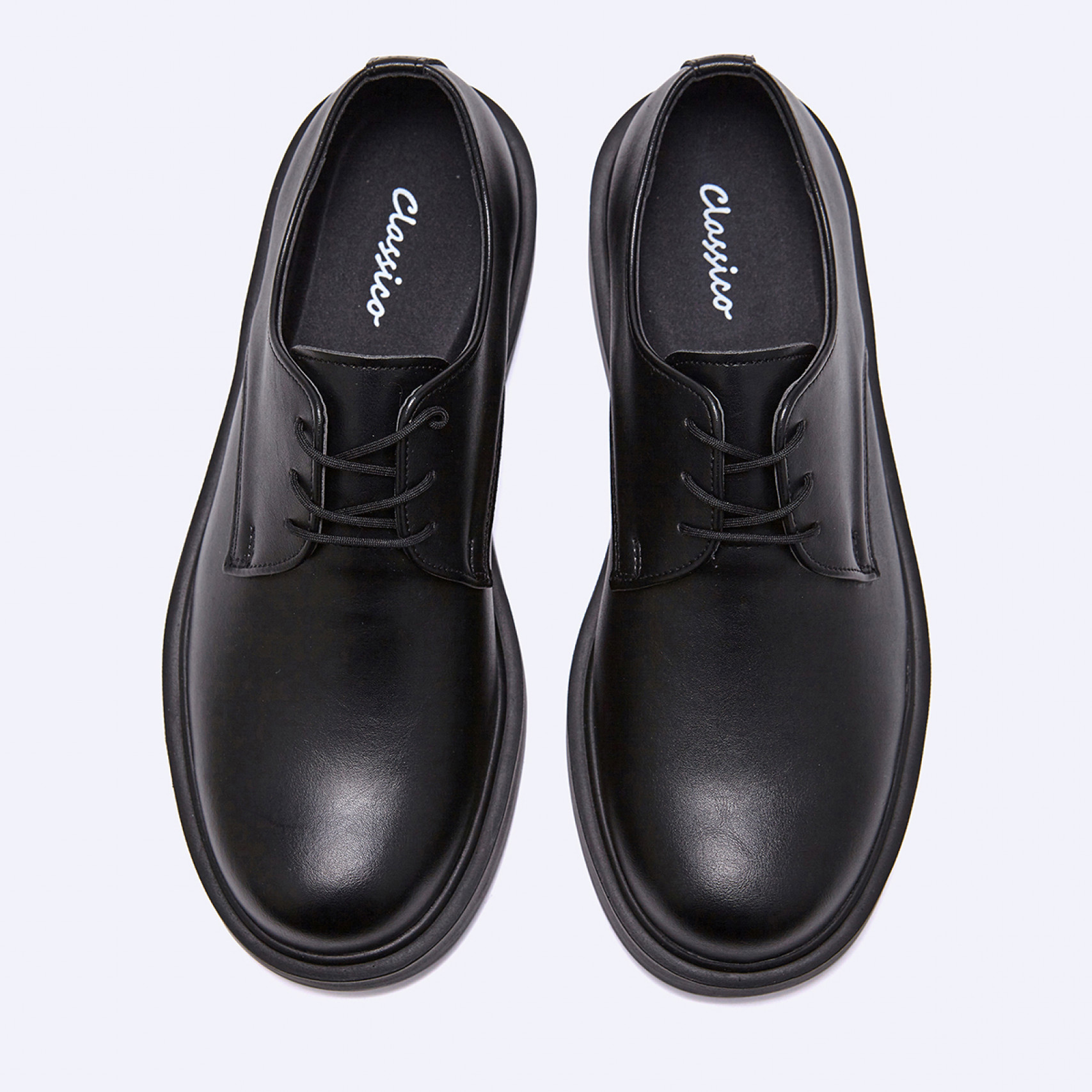 미니멀 볼드 더비 블랙 남성 / FLCCEA1M02