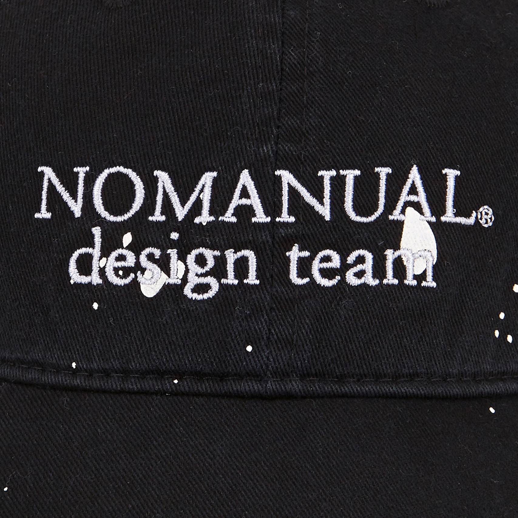 D.T BALL CAP 241 WASHED BLACK / NM55HG04M1WB000