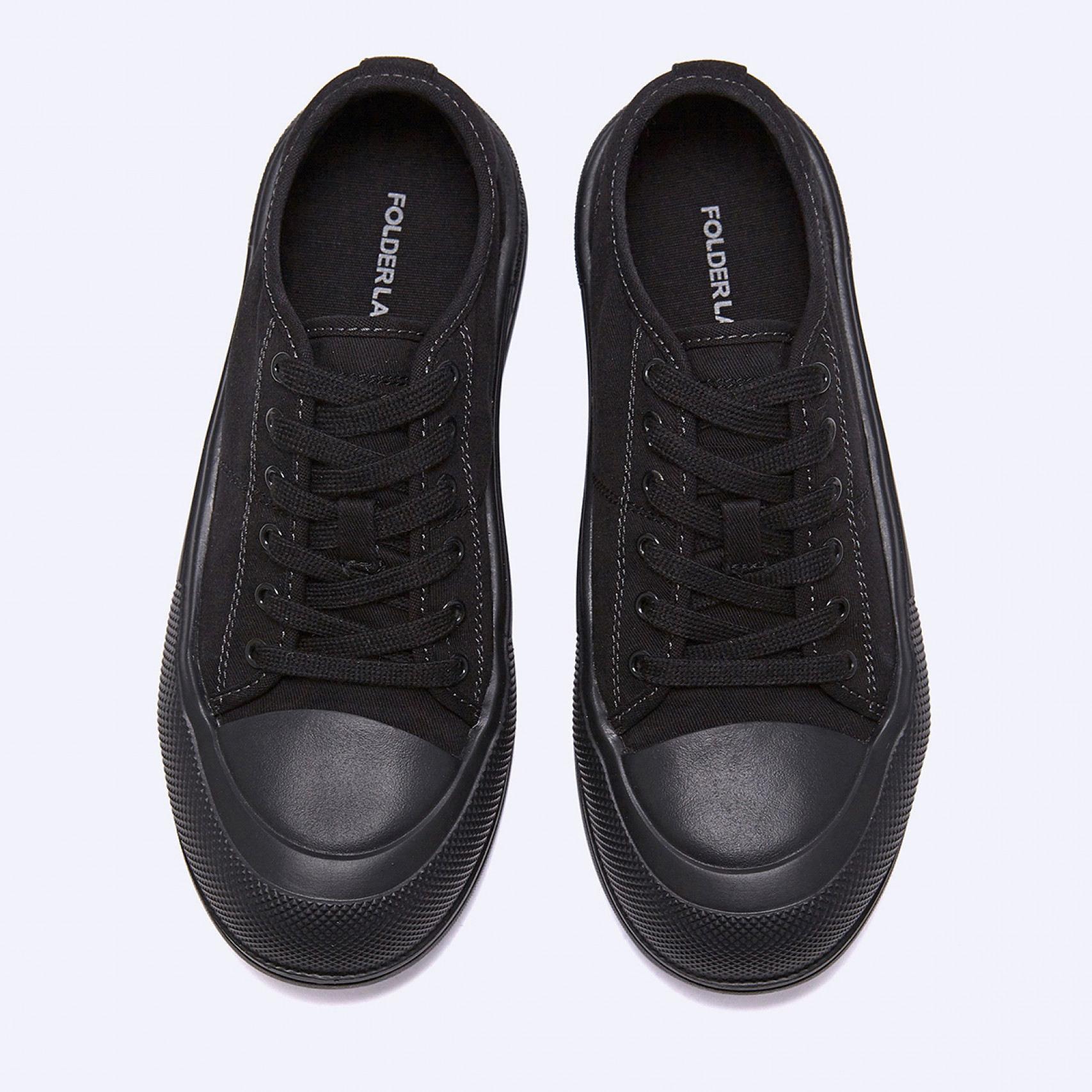 D Basic 보티 스니커즈올블랙 여성 / FLFDEA1W22