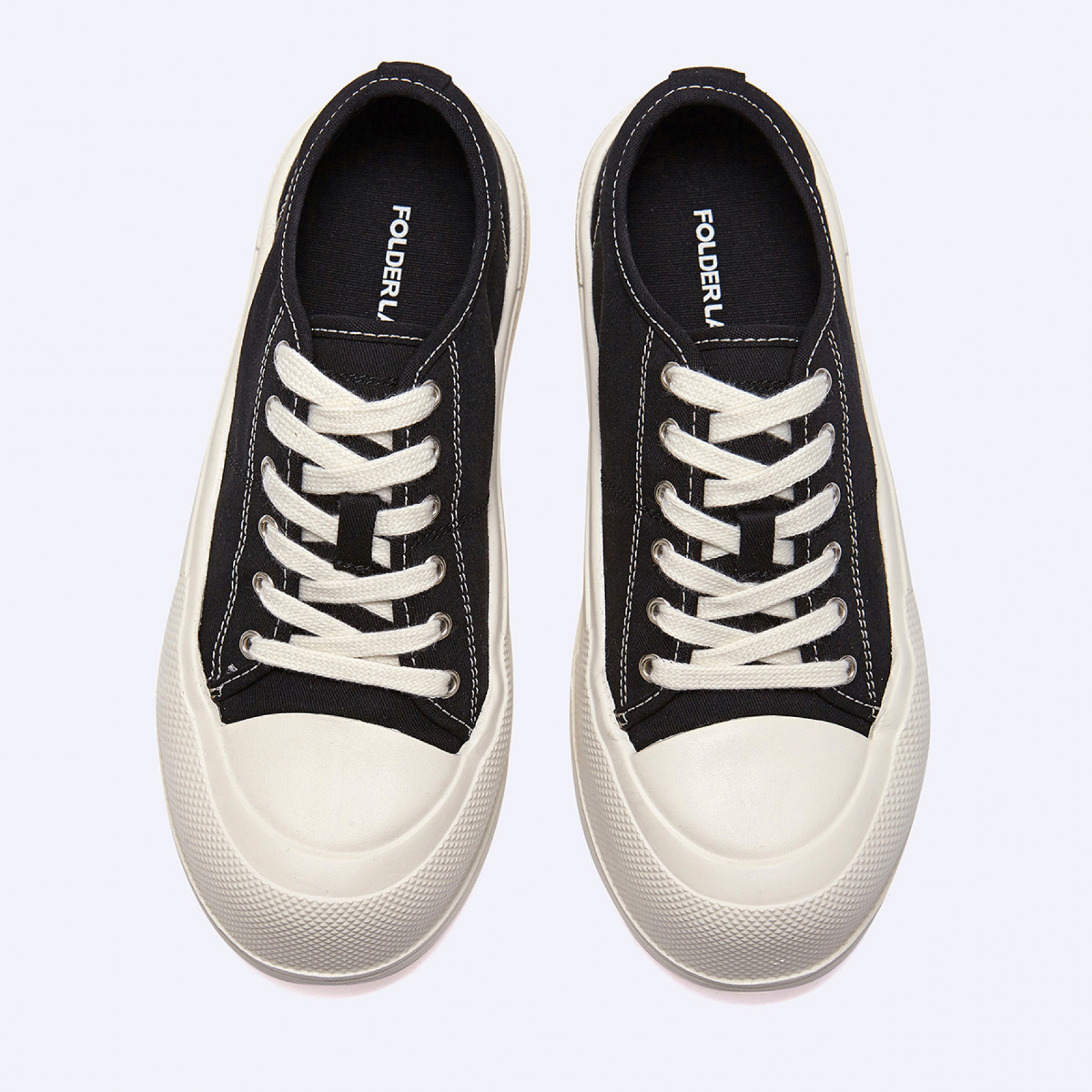 D Basic 보티 스니커즈 블랙 여성 / FLFDEA1W21