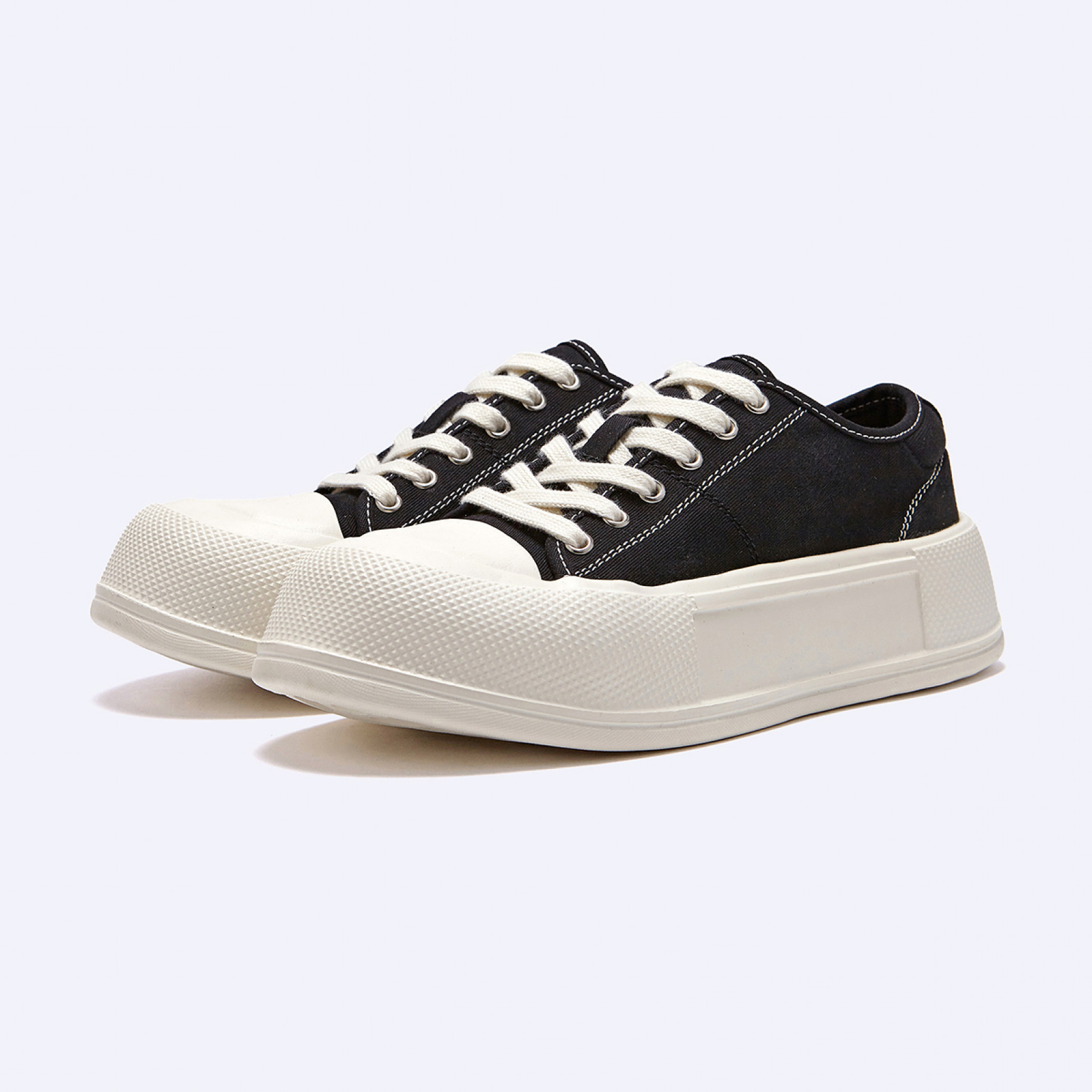 D Basic 보티 스니커즈 블랙 여성 / FLFDEA1W21