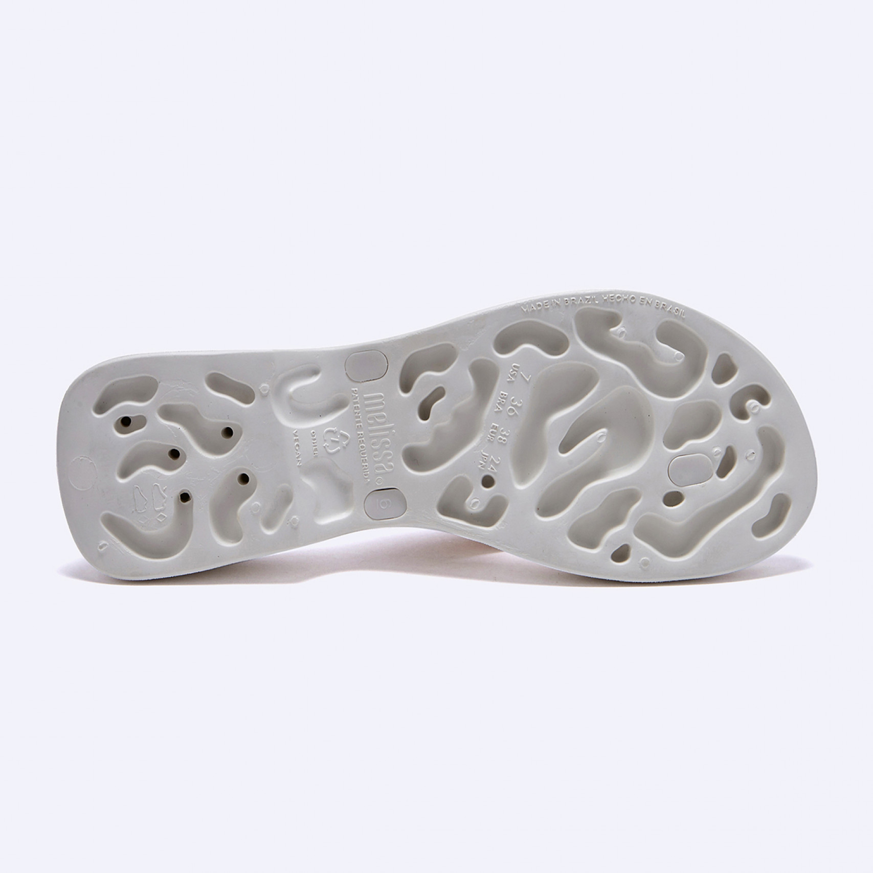 플랫폼 엠 러버 플립플랍 화이트 / 35858-AW177