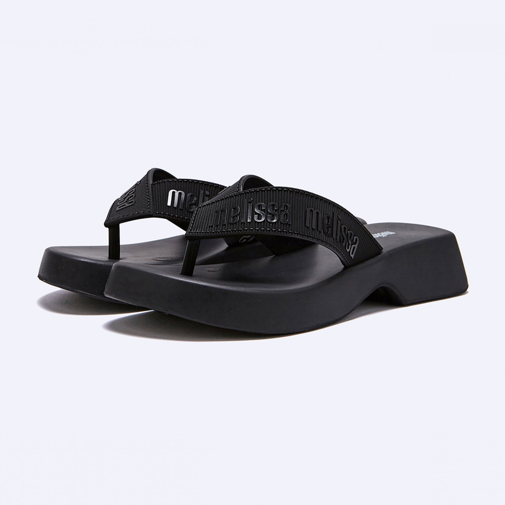 플랫폼 엠 러버 플립플랍 블랙 / 35858-AW173