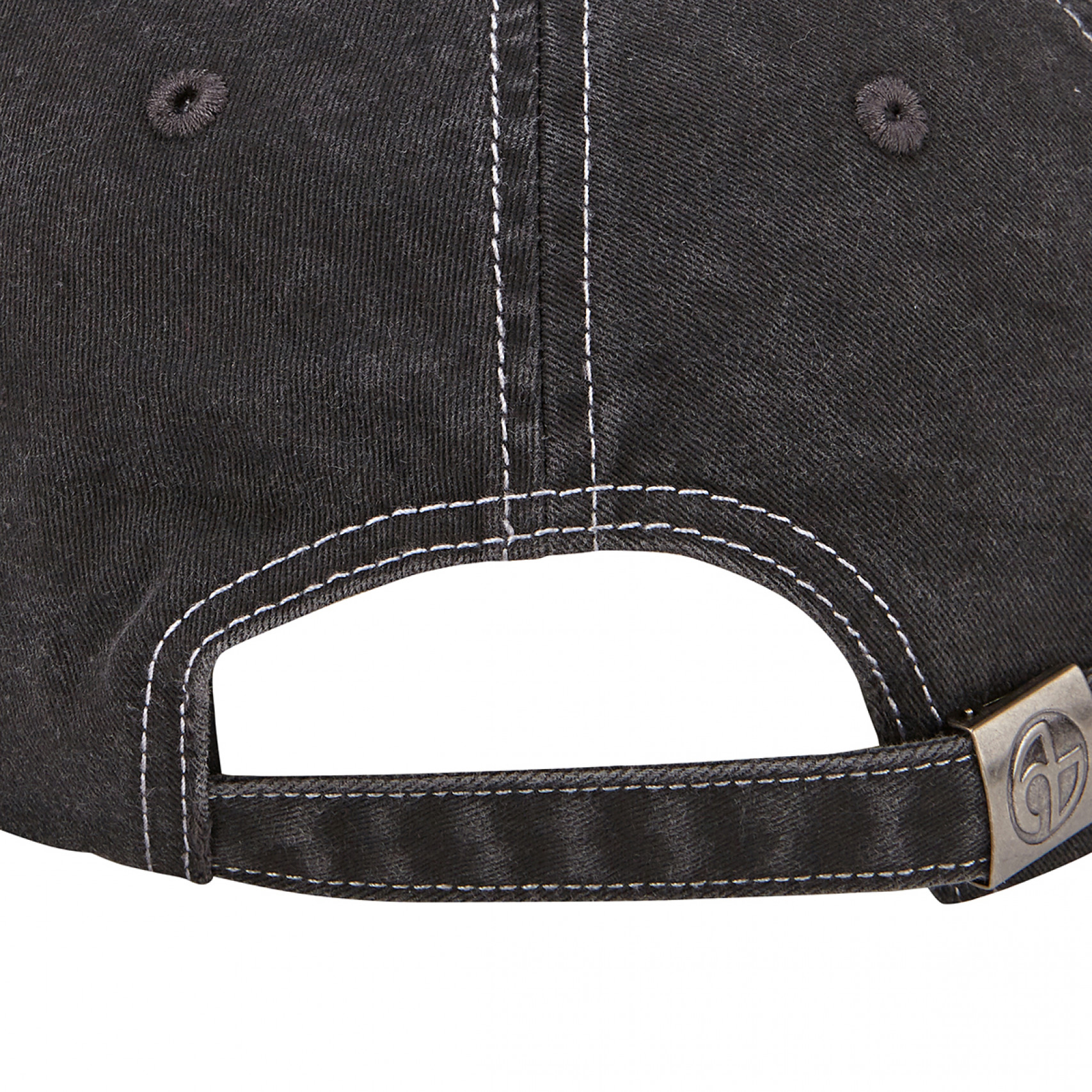 STITCHED BALL CAP - WASHED CHARCOAL