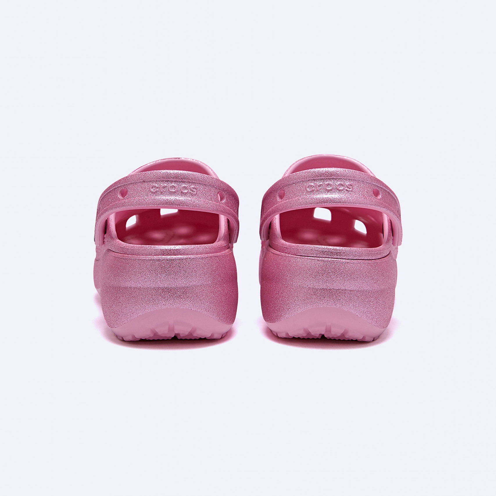 클래식 플랫폼 글리터 클로그 핑크 / 207241-6WY