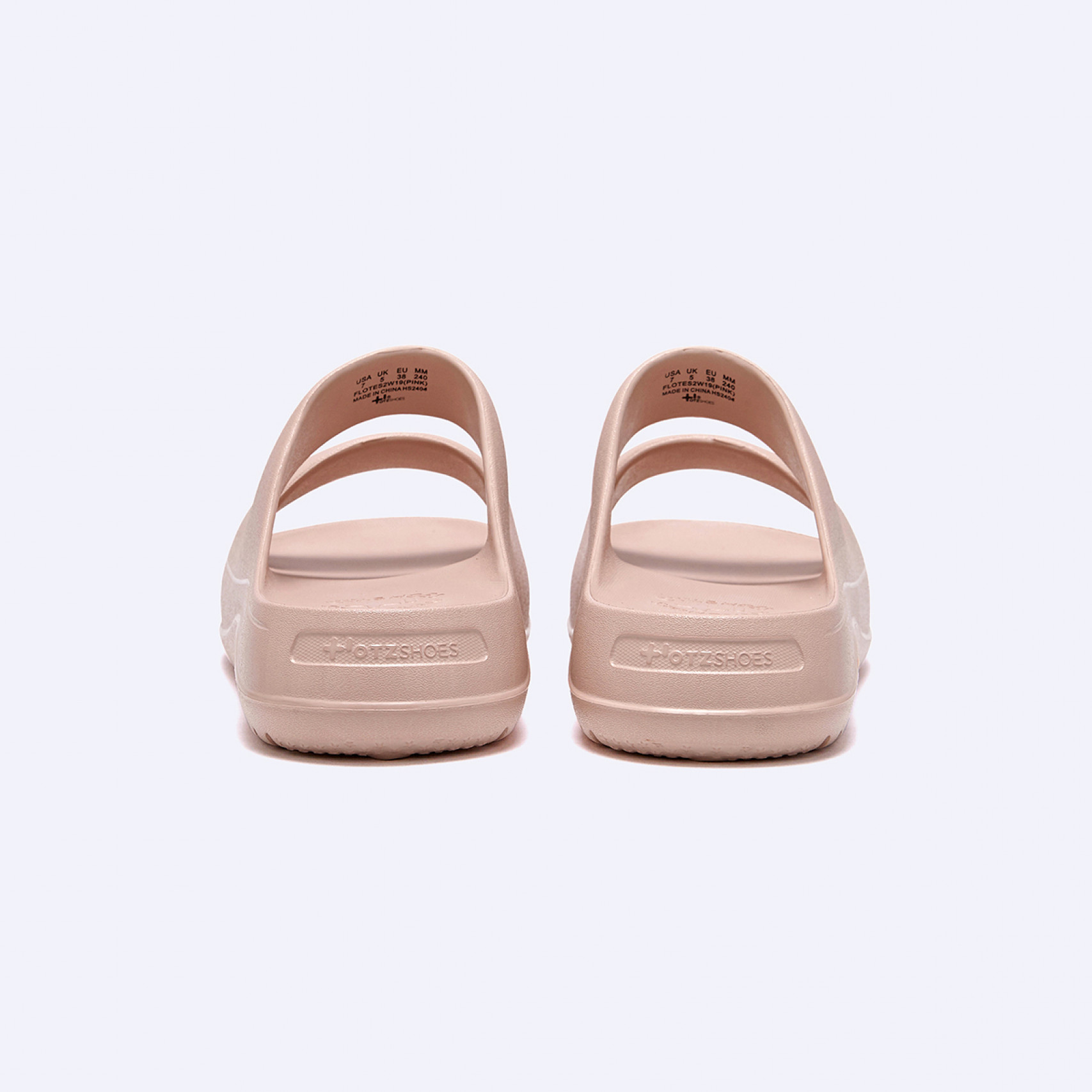 비들 플랫폼 투 스트랩 슬라이드 핑크 / FLOTES2W19