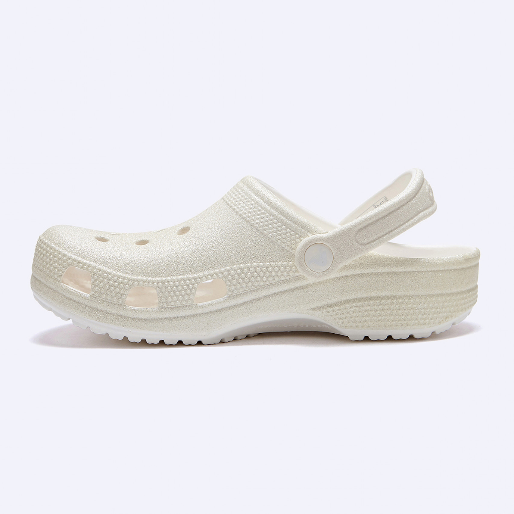 클래식 글리터 클로그 화이트 / 205942-100