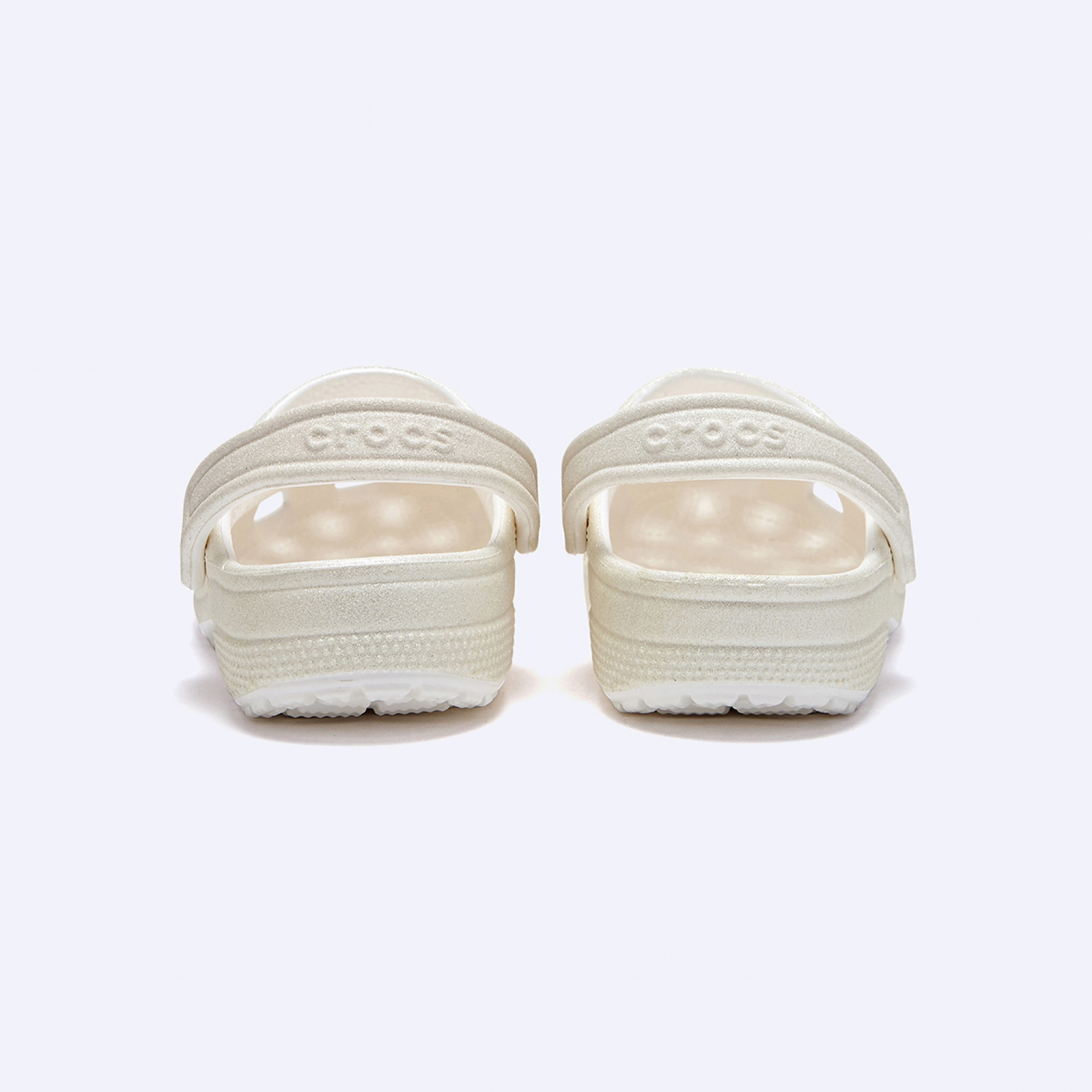 클래식 글리터 클로그 화이트 / 205942-100