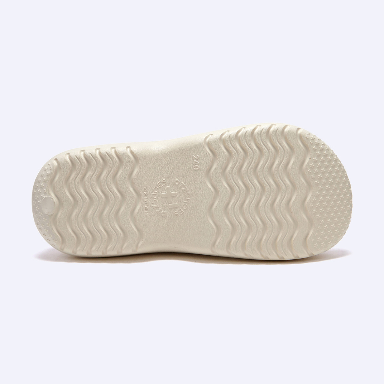 비들 플랫폼 투 스트랩 슬라이드 아이보리 / FLOTES2U17