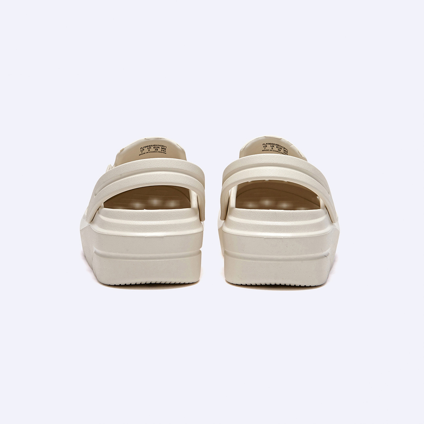 D Basic 쿠션 클로그 아이보리 / FLFDES2U52