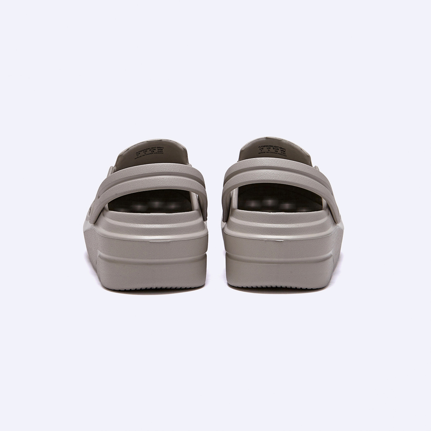 D Basic 쿠션 클로그 라이트 그레이 / FLFDES2U53