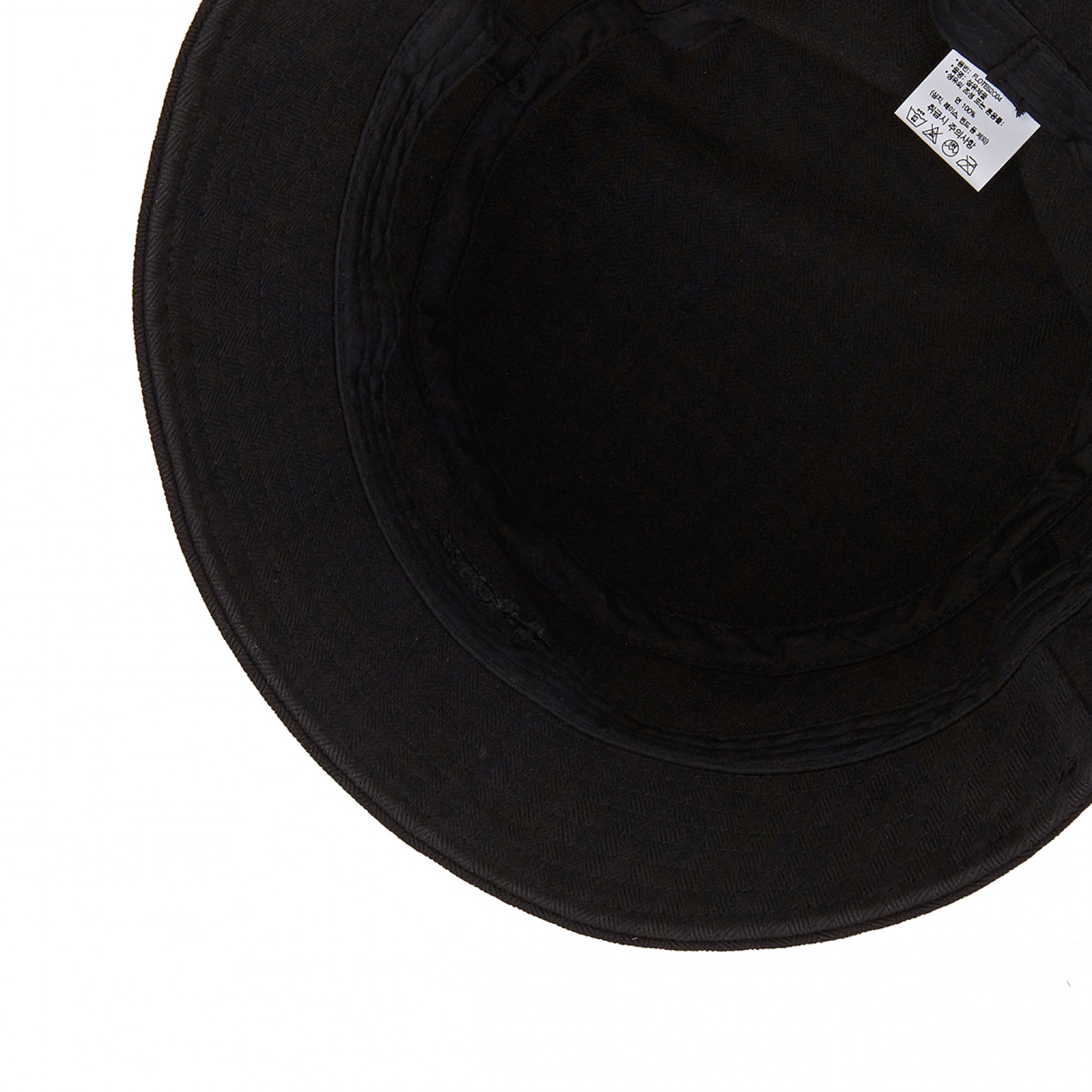 레터링 버킷햇 블랙 / FLOTES2C04