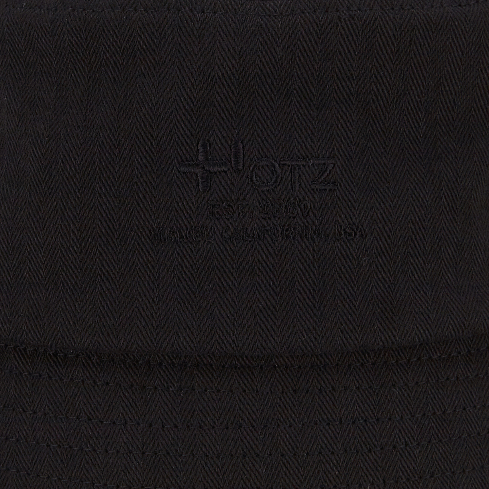 레터링 버킷햇 블랙 / FLOTES2C04