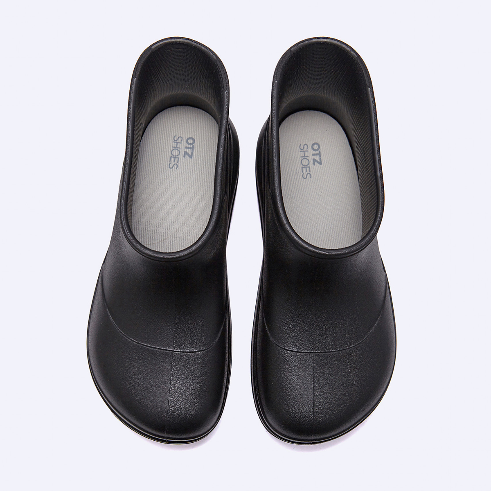 비들 플랫폼 레인부츠 숏 블랙 / FLOTES2U20