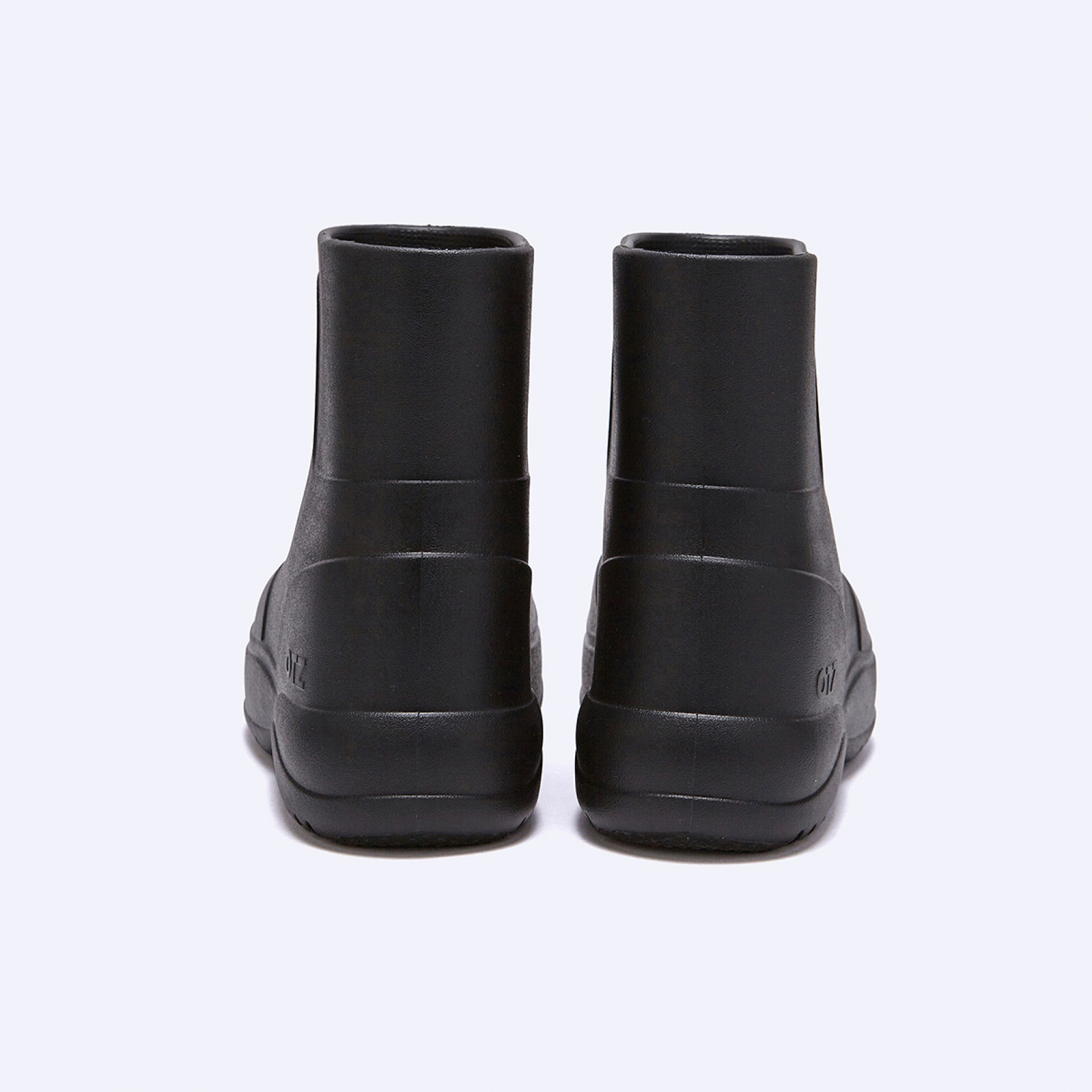 비들 플랫폼 레인부츠 숏 블랙 / FLOTES2U20