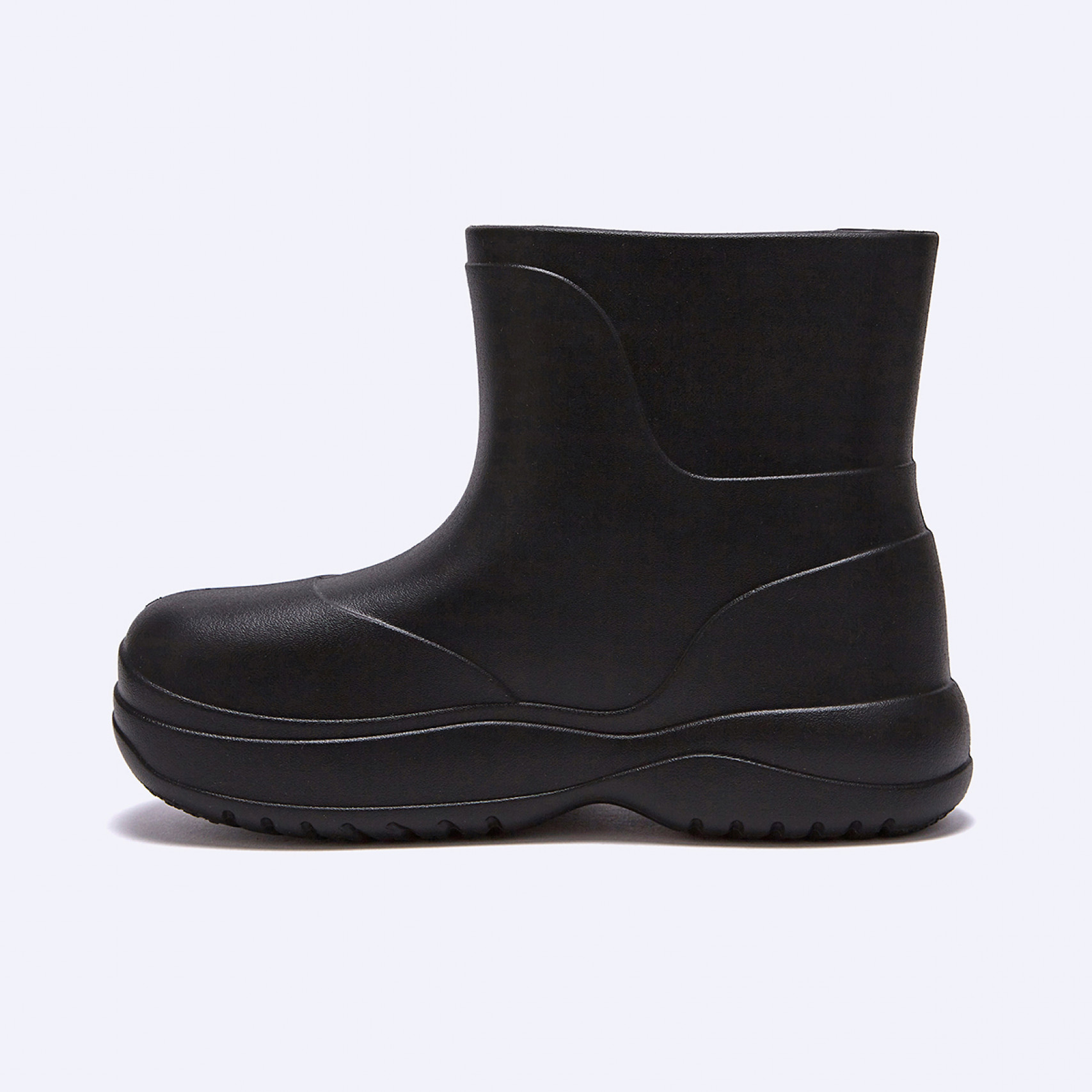 비들 플랫폼 레인부츠 숏 블랙 / FLOTES2U20