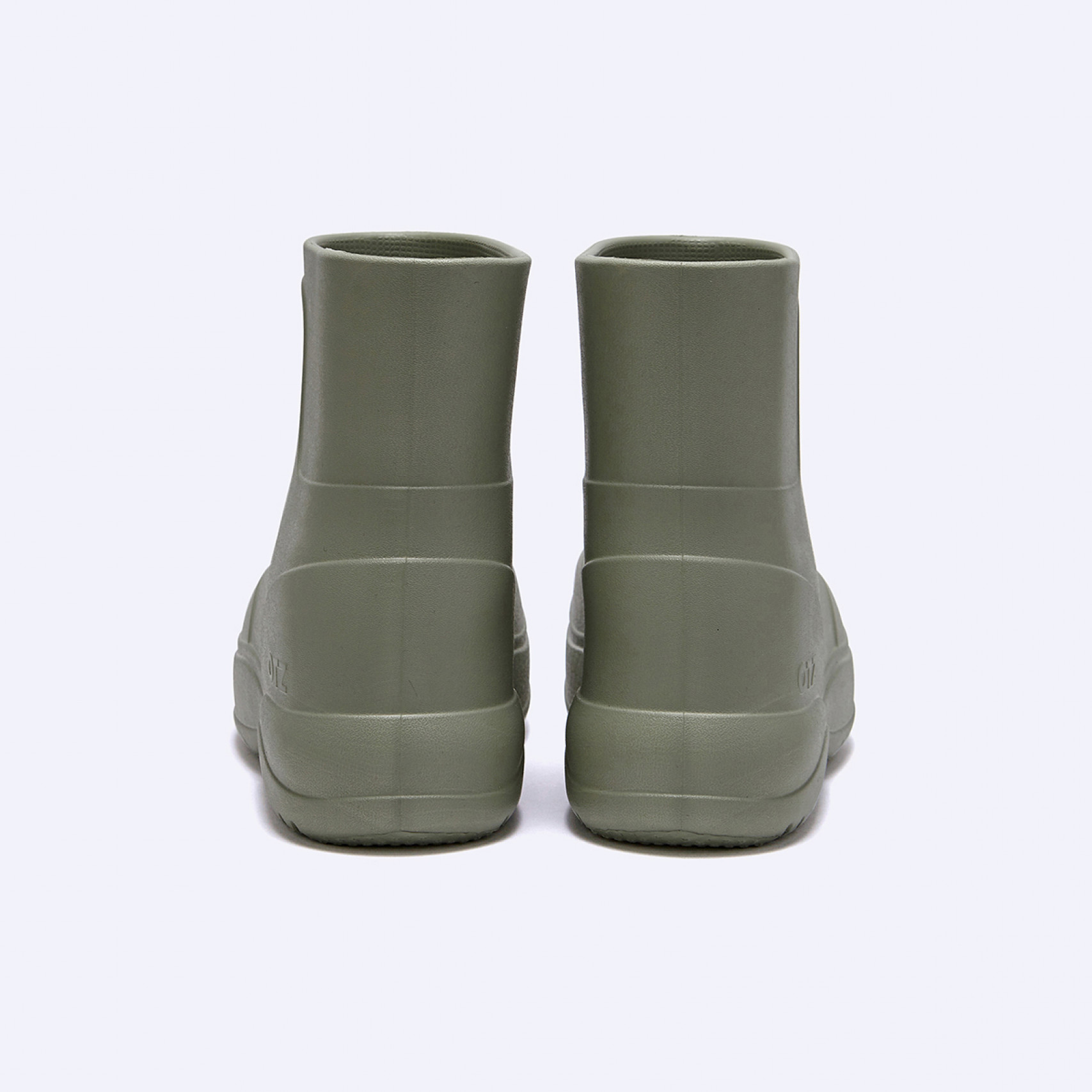 비들 플랫폼 레인부츠 숏 카키 / FLOTES2U22