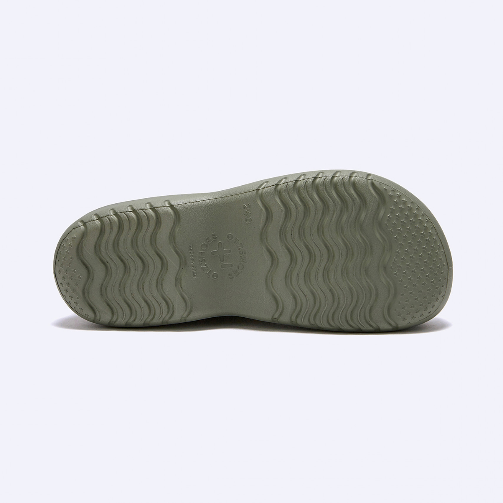 비들 플랫폼 레인부츠 숏 카키 / FLOTES2U22