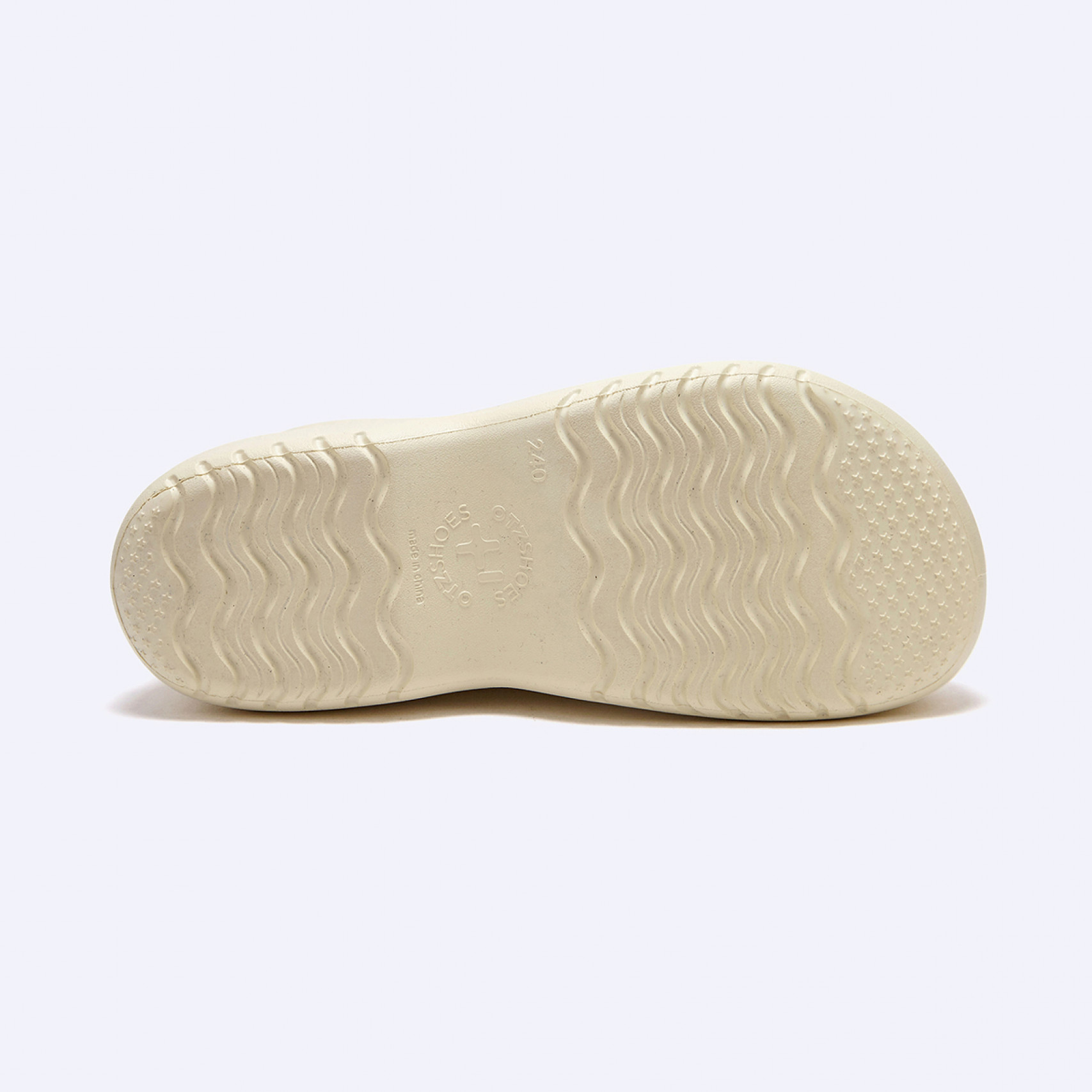 비들 플랫폼 레인부츠 숏 크림 / FLOTES2W21