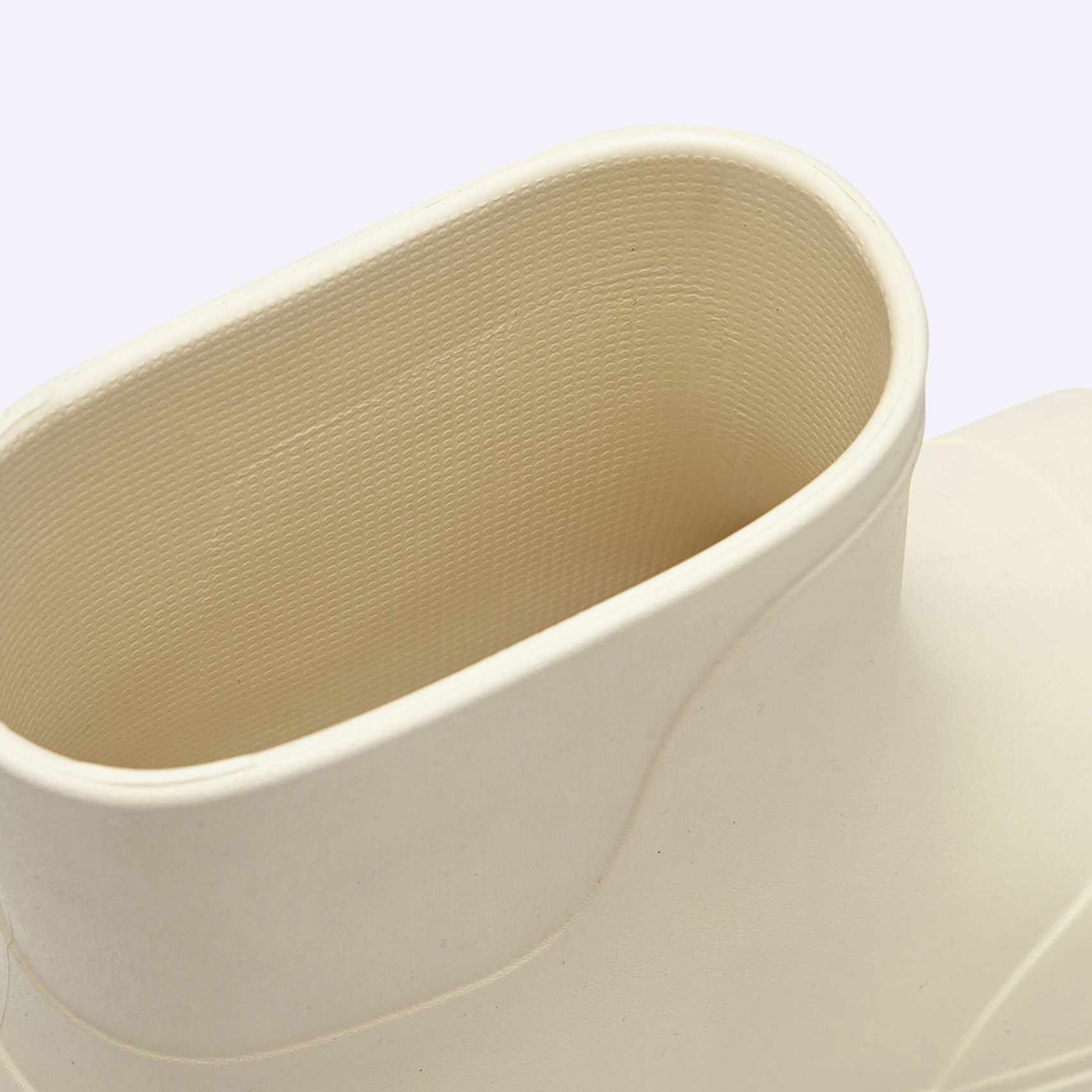 비들 플랫폼 레인부츠 숏 크림 / FLOTES2W21