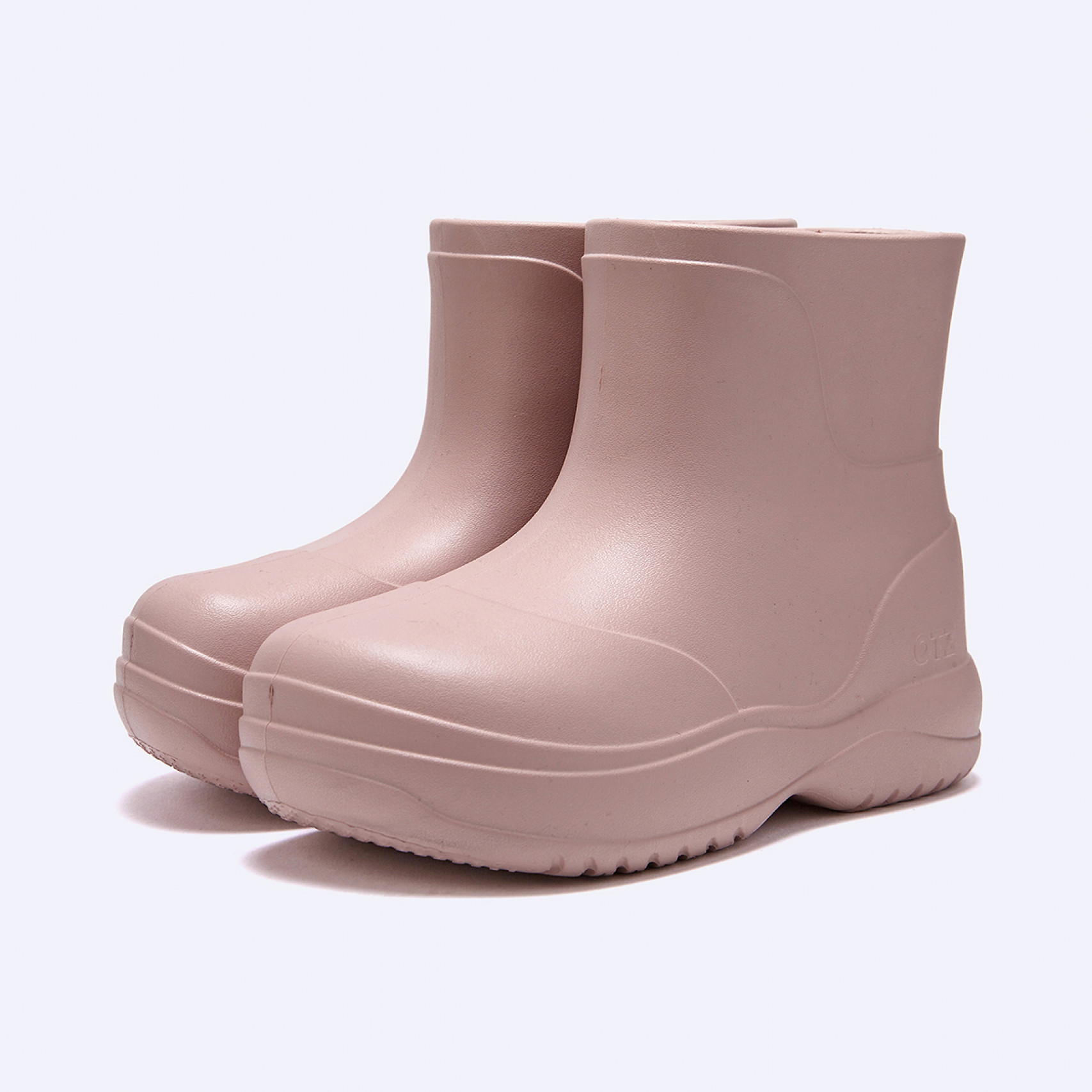 비들 플랫폼 레인부츠 숏 핑크 / FLOTES2W23