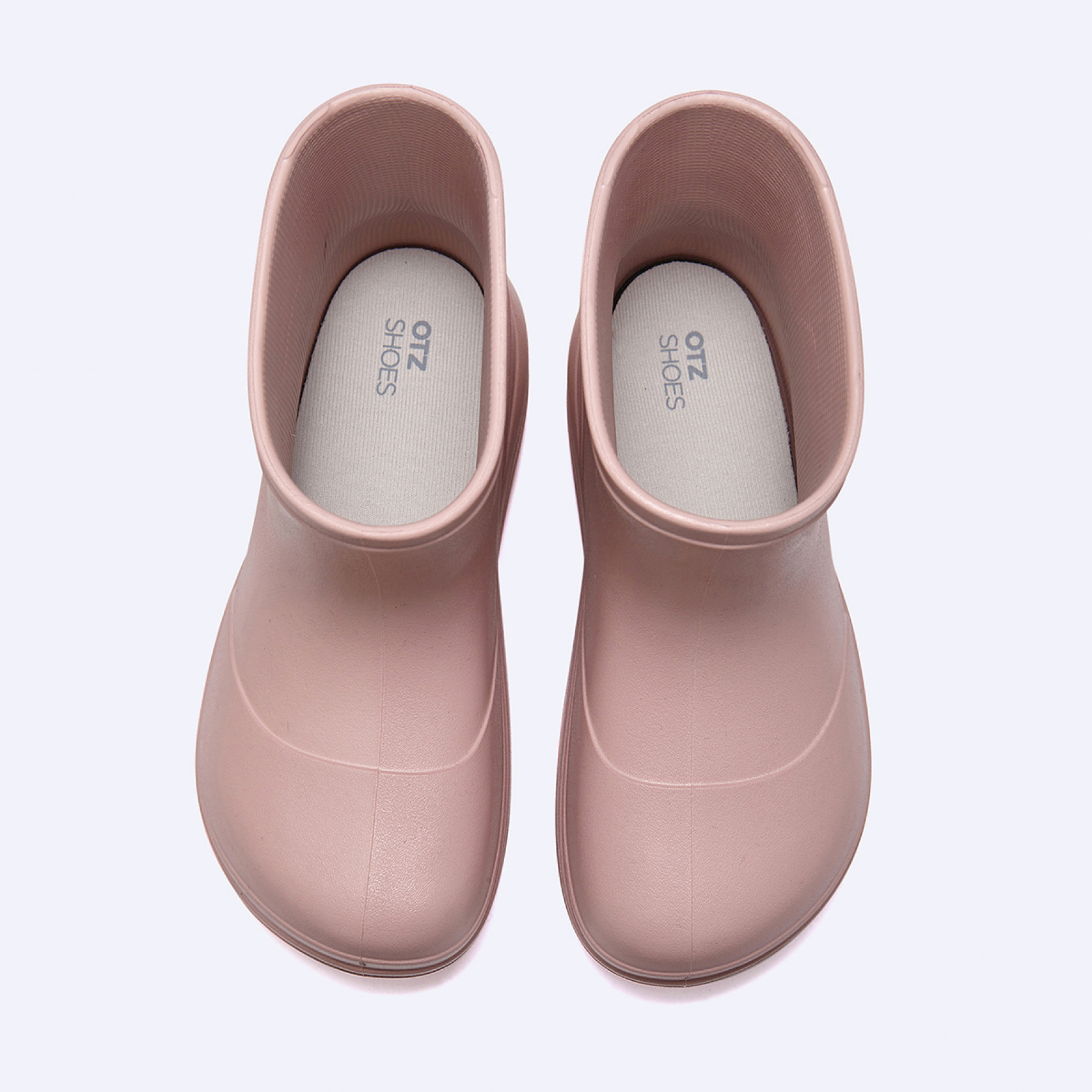 비들 플랫폼 레인부츠 숏 핑크 / FLOTES2W23