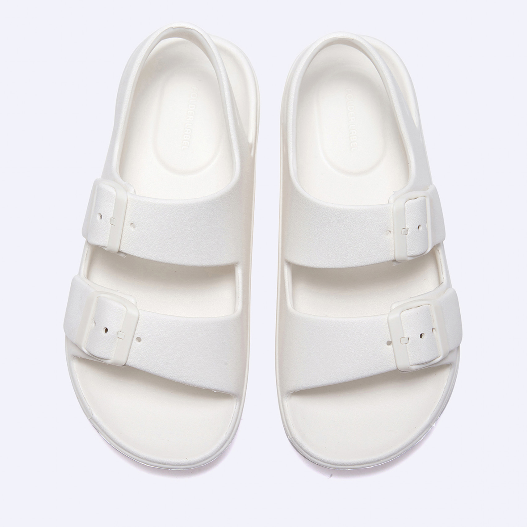 D Basic 쿠션 더블 샌들 화이트 / FLFDES2U12