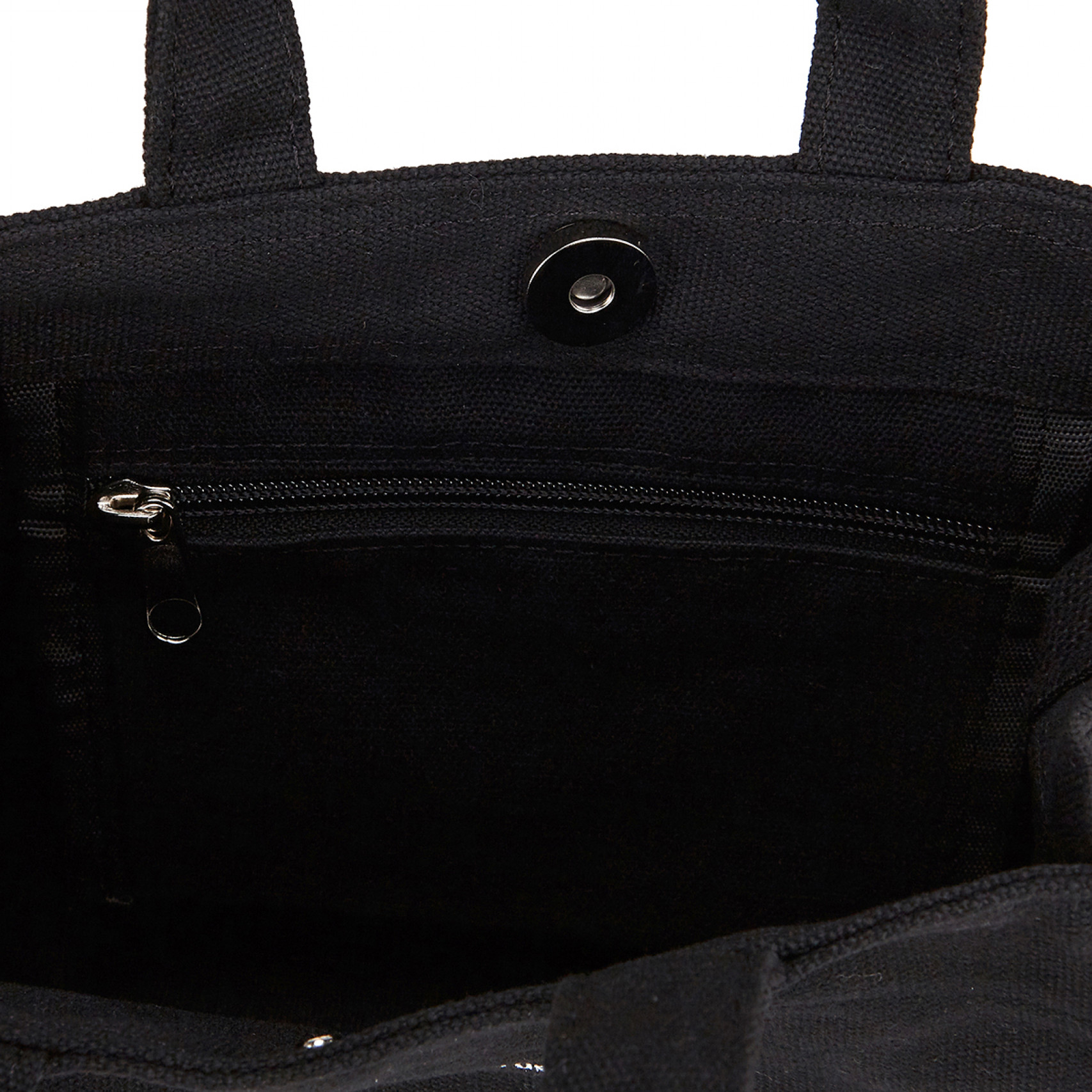 캔버스 토트백 블랙 / FLOTES2B01