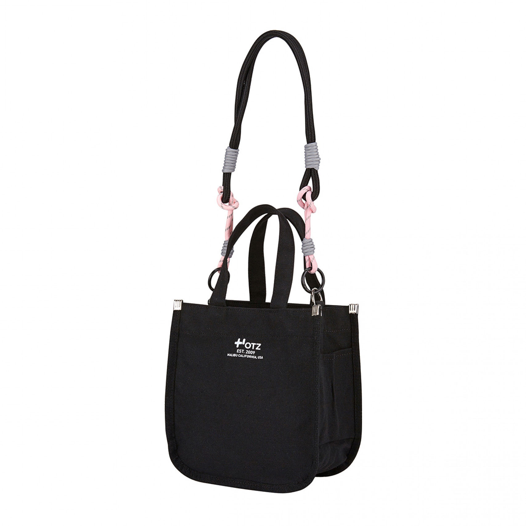 캔버스 토트백 블랙 / FLOTES2B01