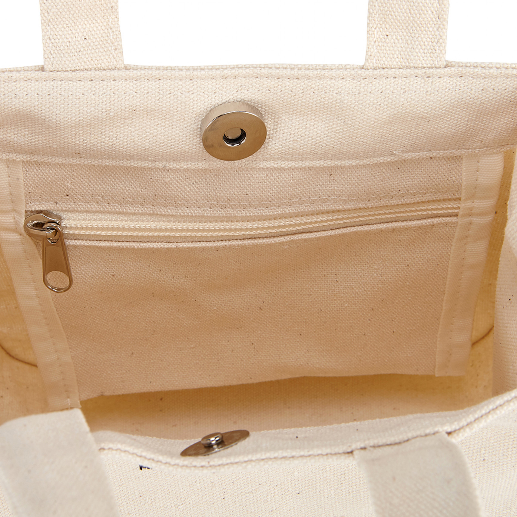 캔버스 토트백 아이보리 / FLOTES2B02