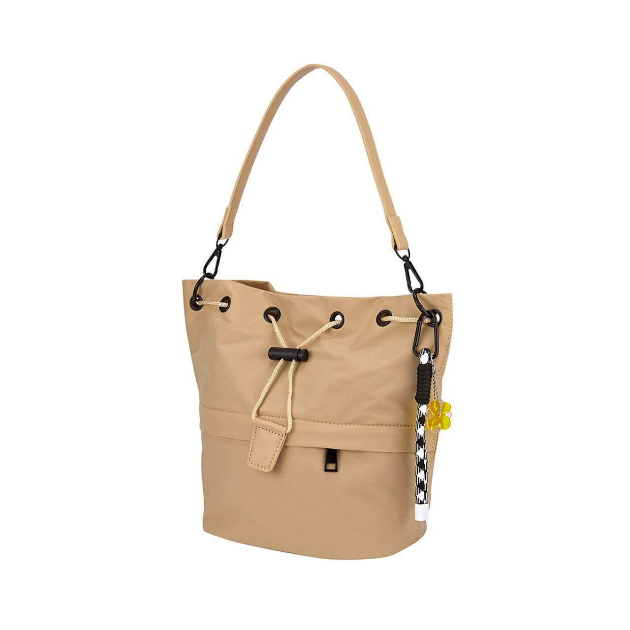 나일론 버킷백 베이지 / FLOTES2B04