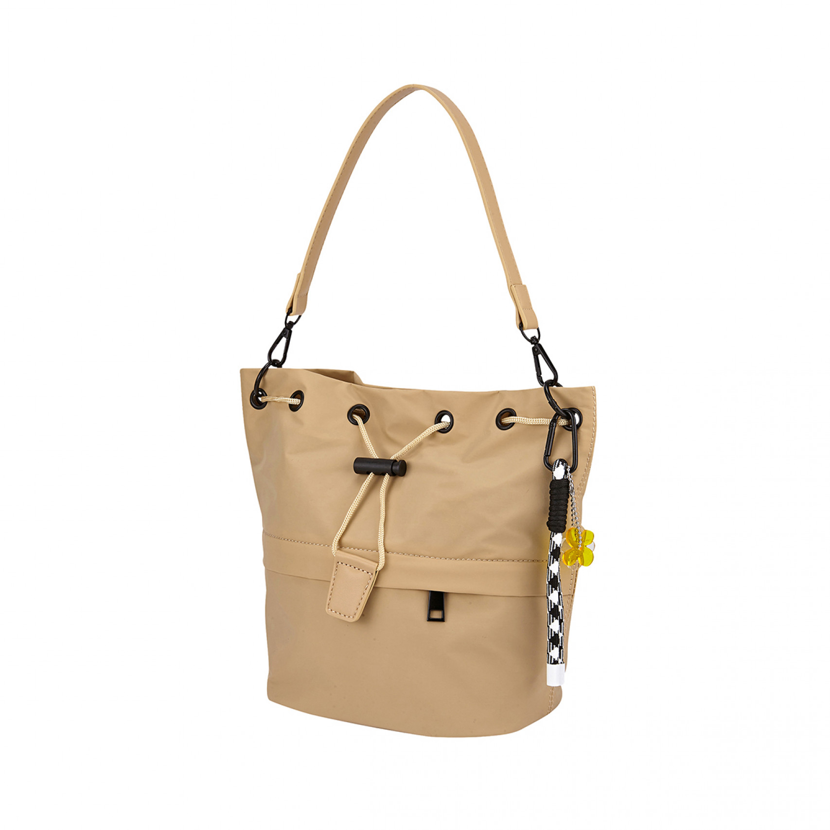 나일론 버킷백 베이지 / FLOTES2B04