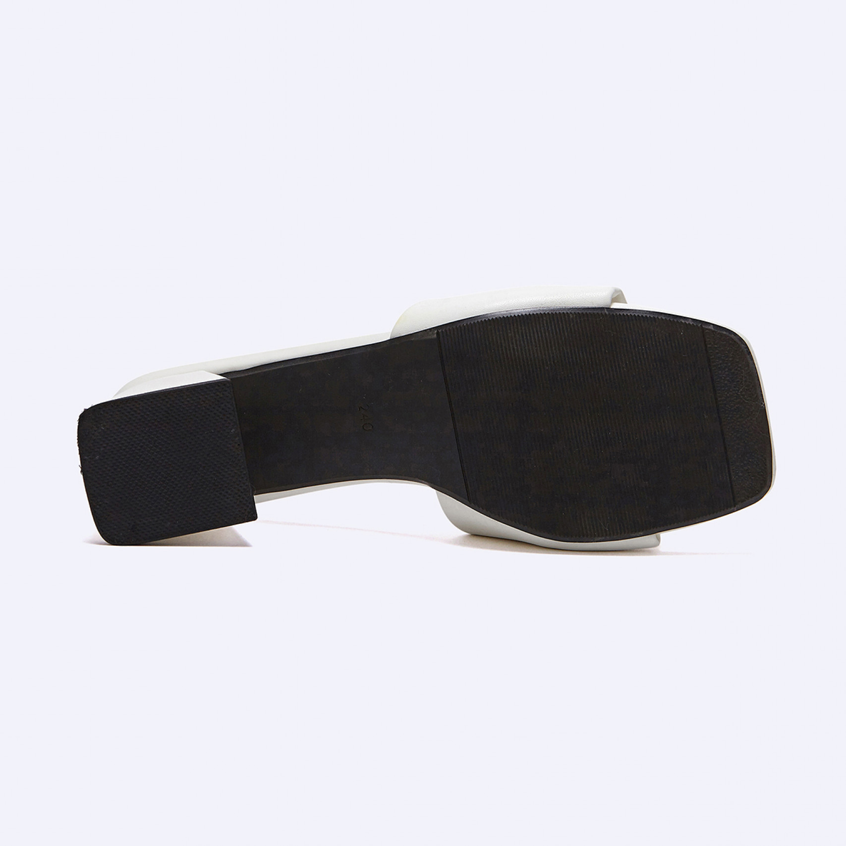 셔링 뮬 아이보리 5cm / FLPRES3W06