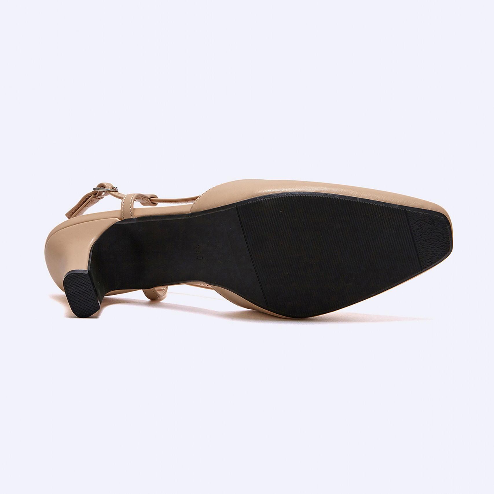 세미스퀘어 슬링백 라이트 베이지 5.5cm / FLPREA3W04