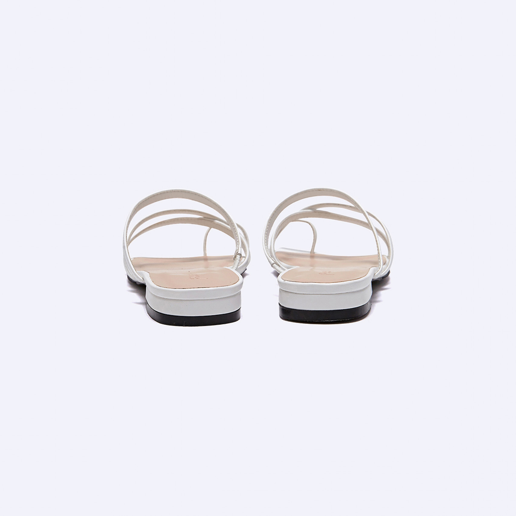 스퀘어 스트랩 뮬 아이보리 1.5cm / FLPRES3W08