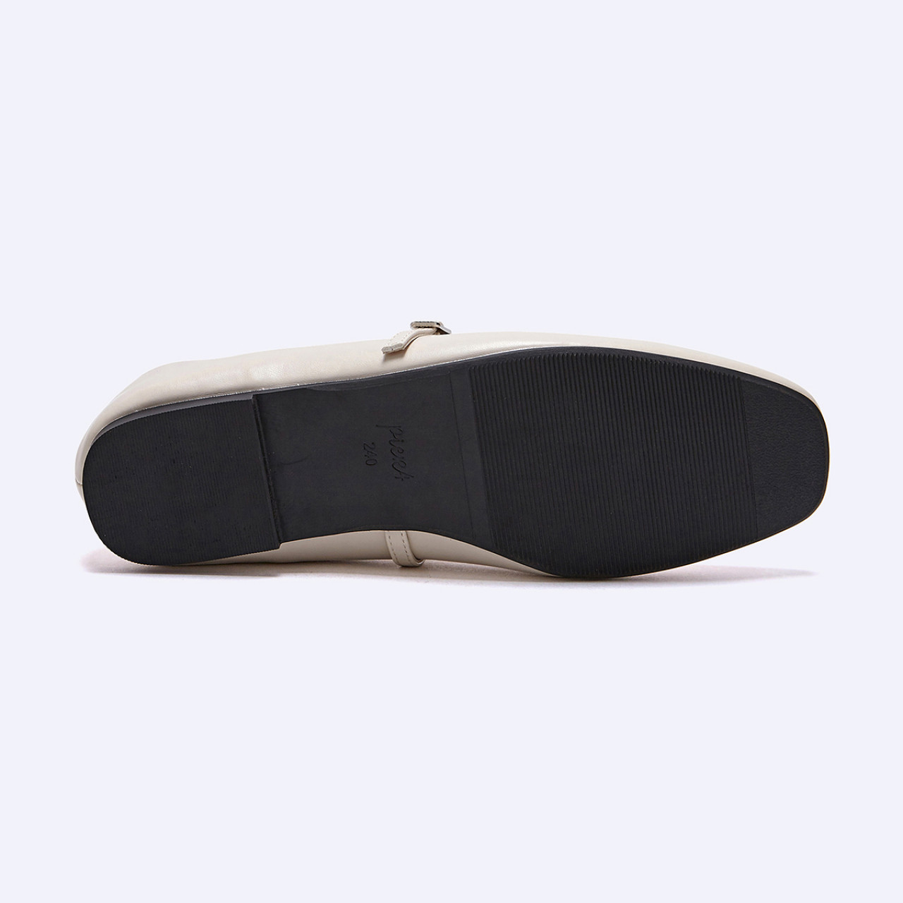 V컷 메리제인슈즈 아이보리 1cm / FLPREA3W02