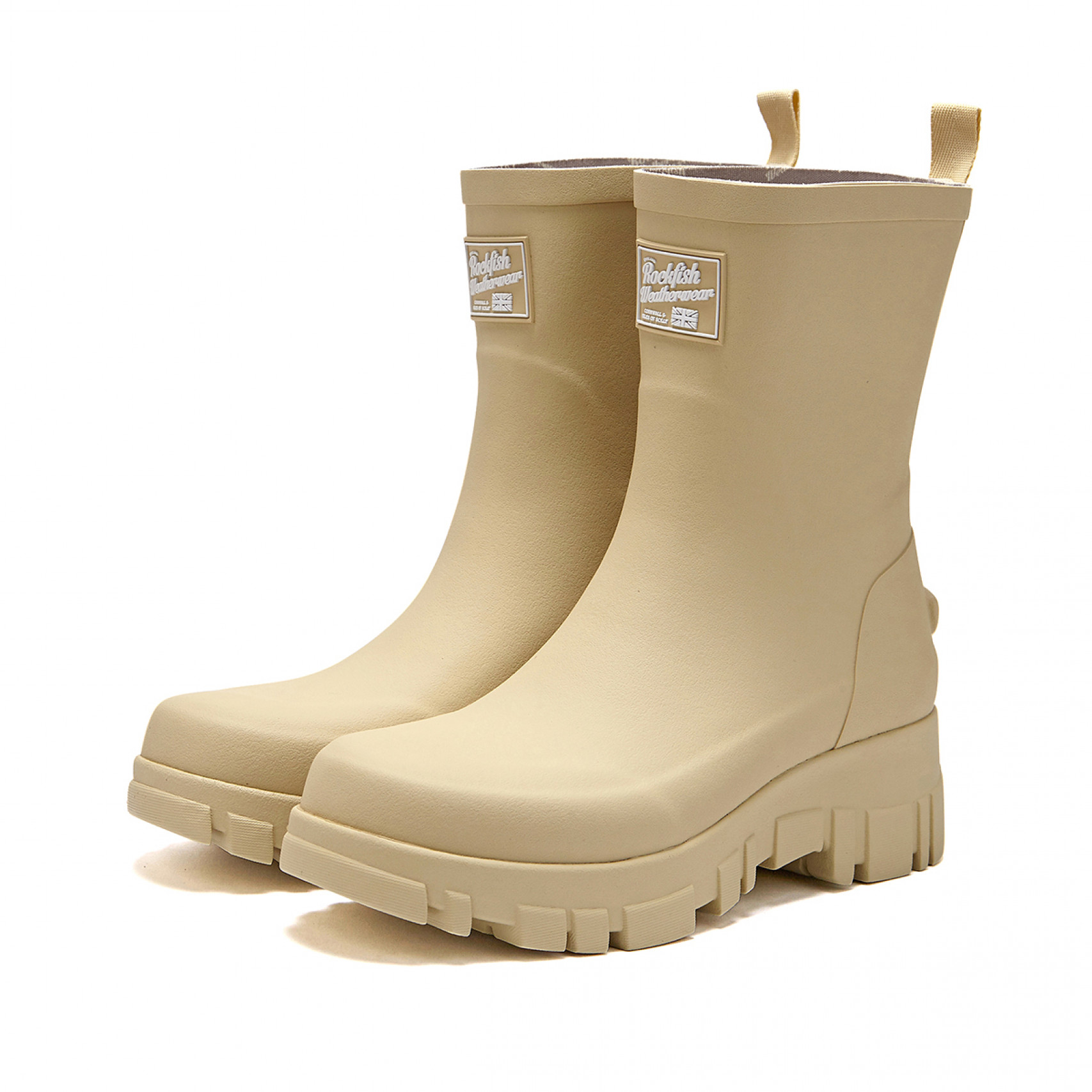 FLATFORM RAIN BOOTS MIDDLE - BUTTER