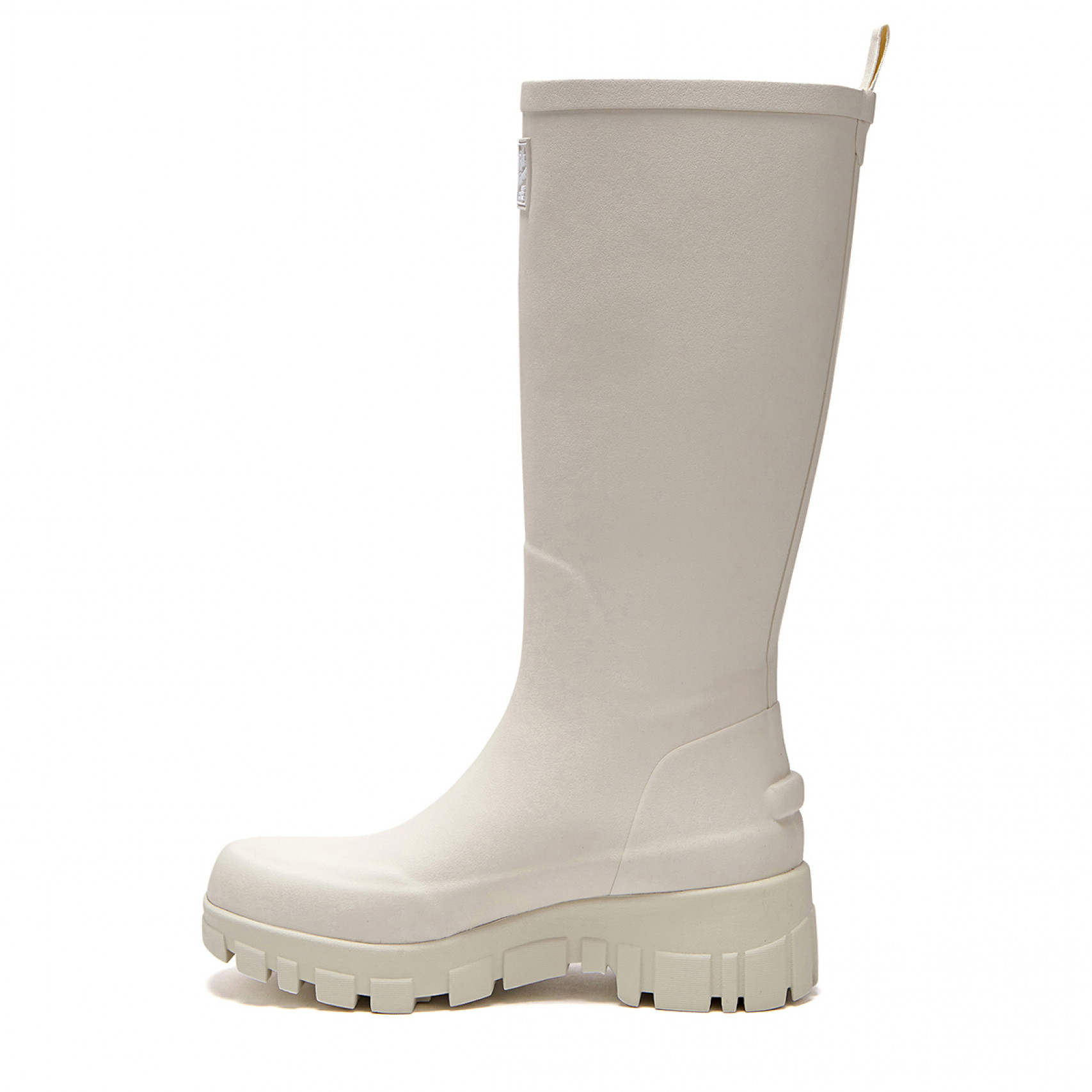 FLATFORM RAIN BOOTS LONG - CREAM