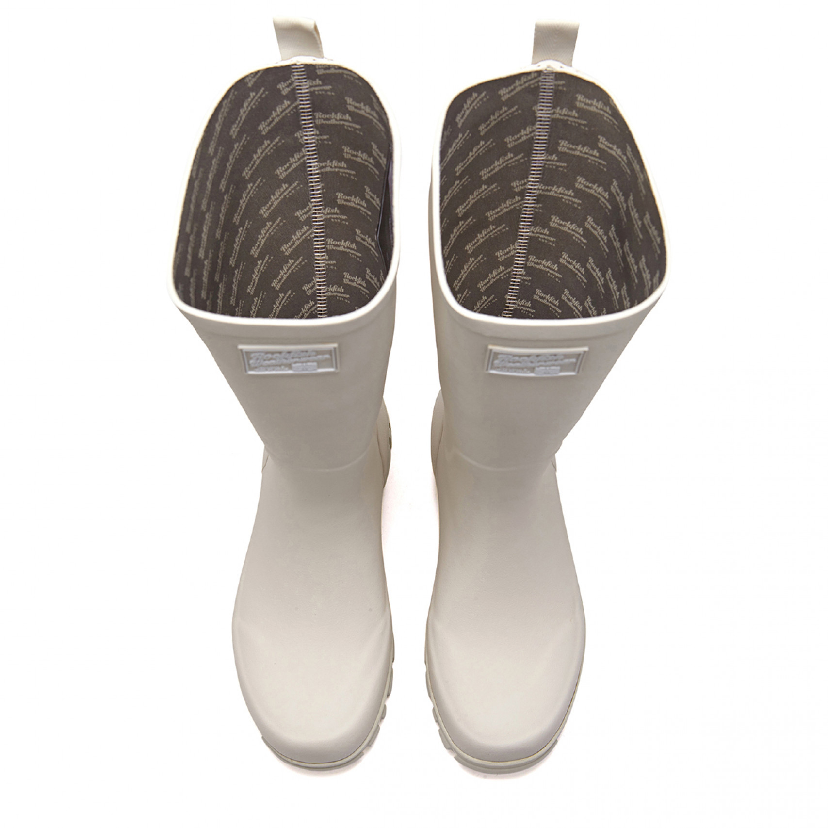 FLATFORM RAIN BOOTS LONG - CREAM