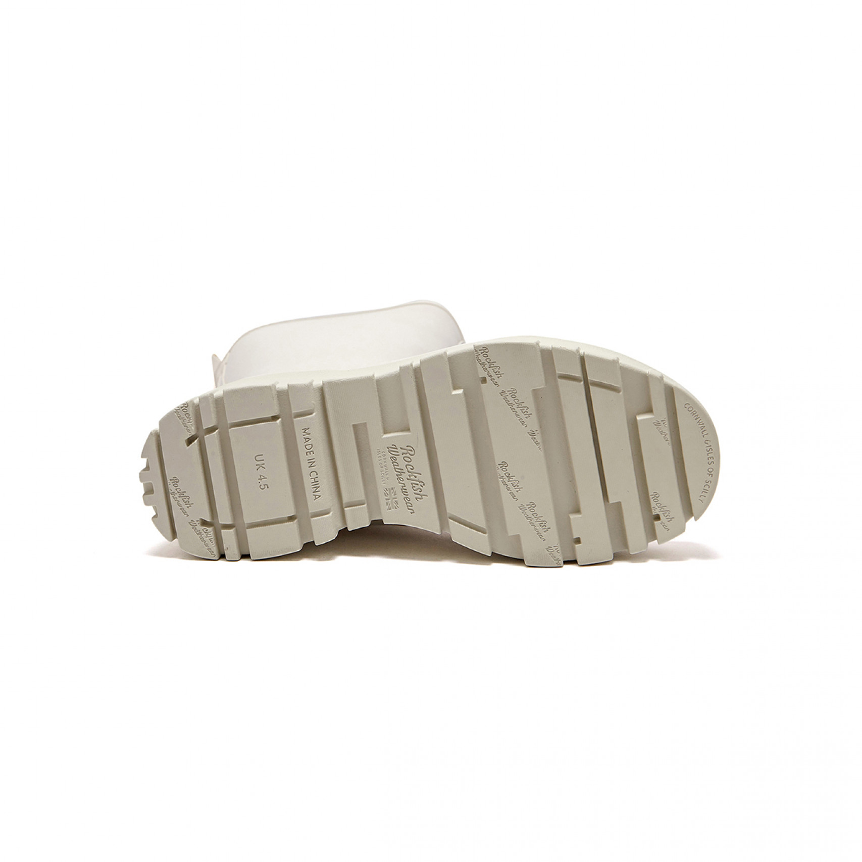 FLATFORM RAIN BOOTS LONG - CREAM